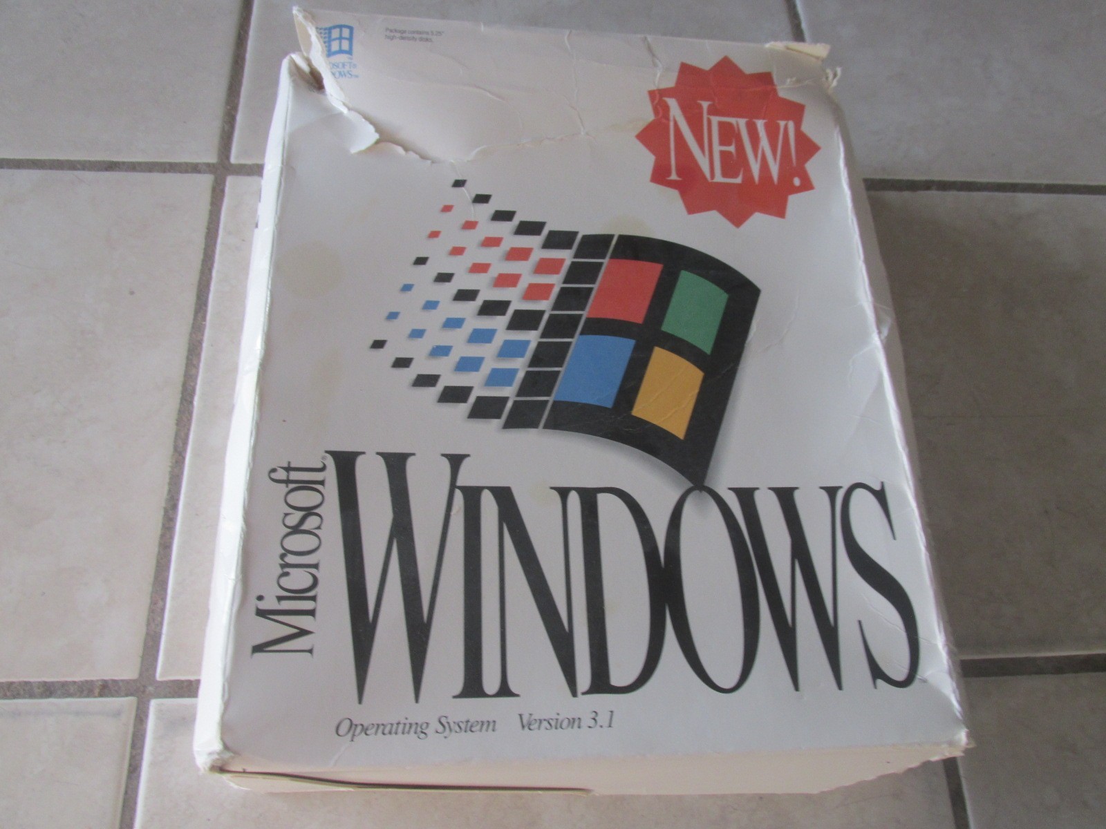 Microsoft Windows 3.1 Operating System Boxed Set Manuals 3.5" Floppy Disks