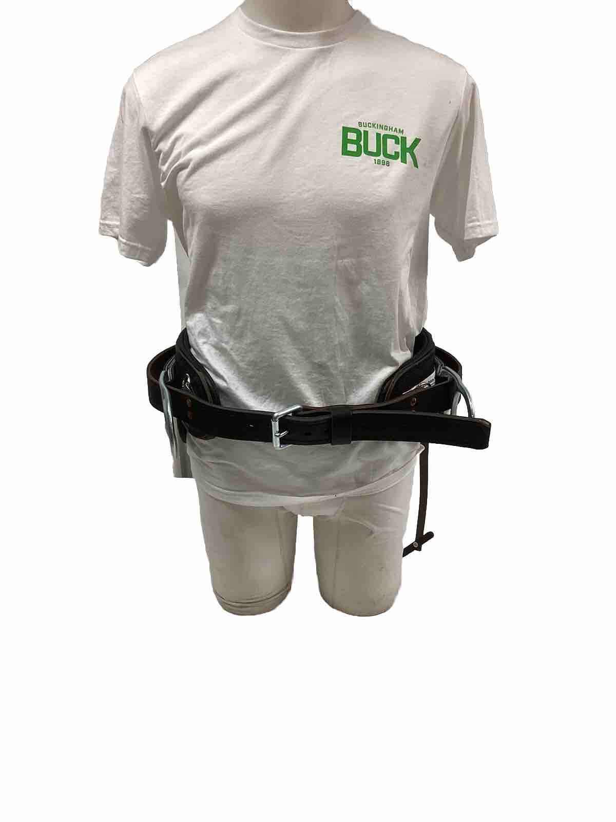 BuckinghamMFG Lightweight Arborist Body Belt Made With Glove Leather 20122M-24