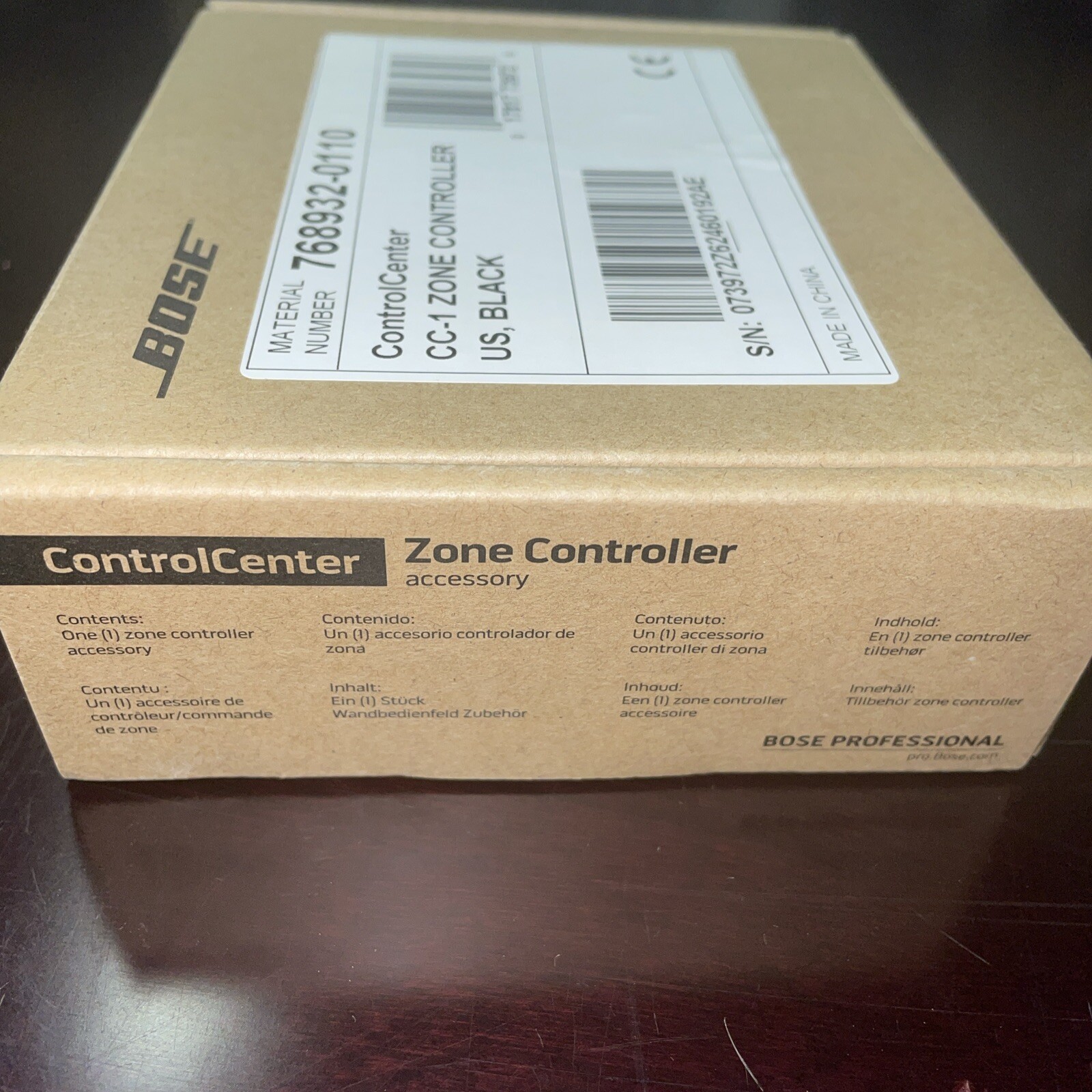 Bose Professional ControlCenter CC-1 Zone Controller - Black