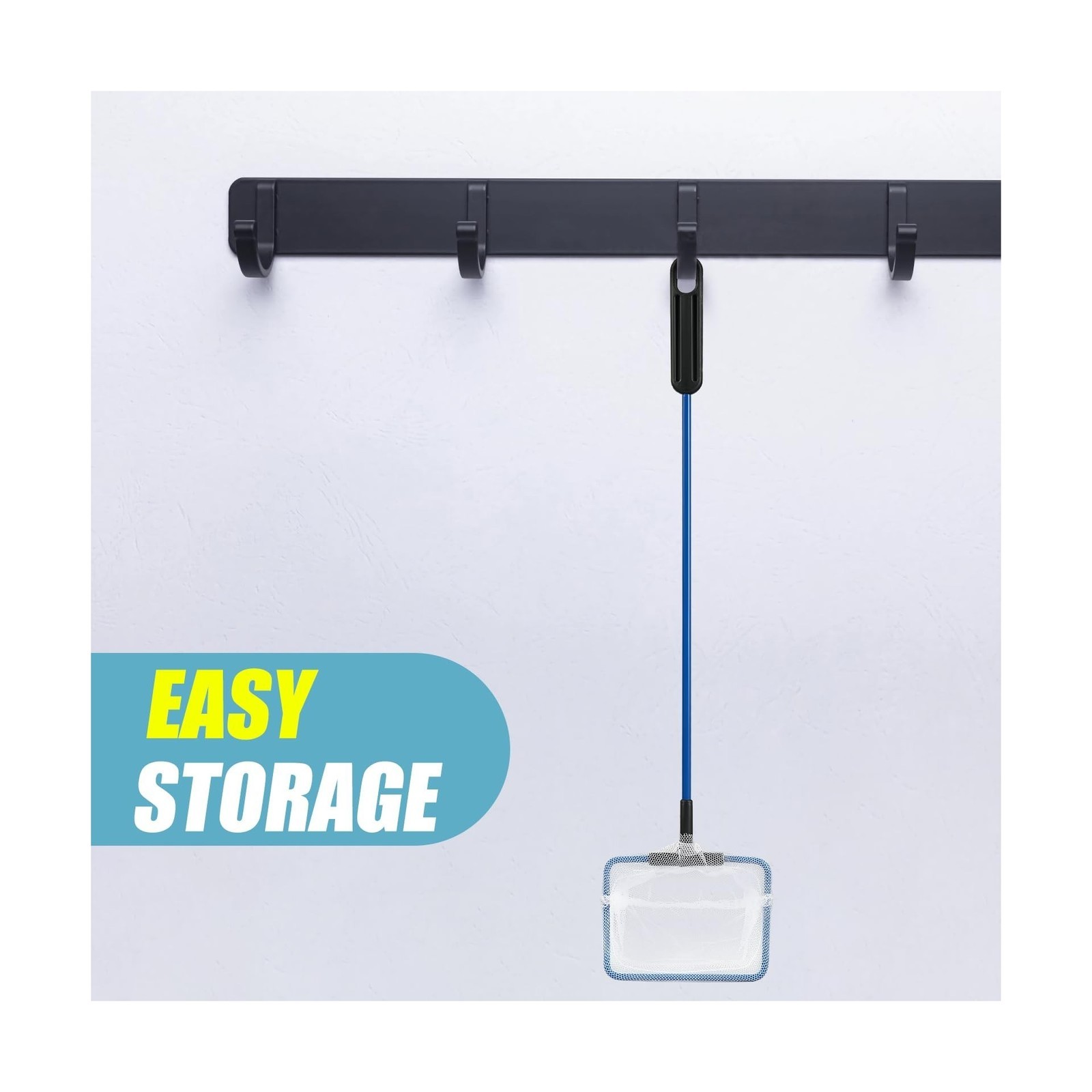 AQUANEAT Aquarium Fish Net, Small Fish Tank Cleaning Net, Food Wastes Skimmer...