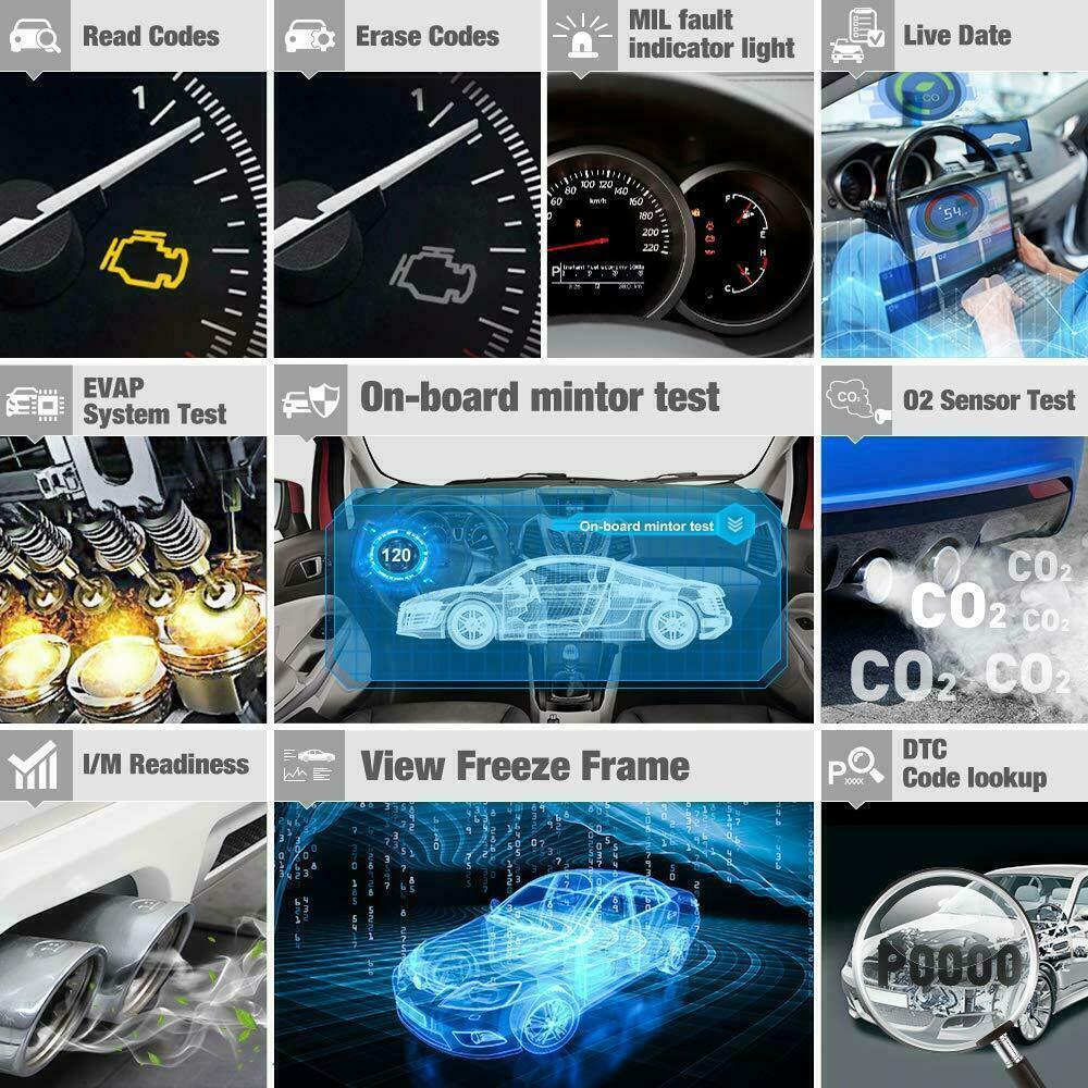 2023 LAUNCH CRP123 Elite Car OBD2 Diagnostic Scanner ABS SRS Engine Code Reader