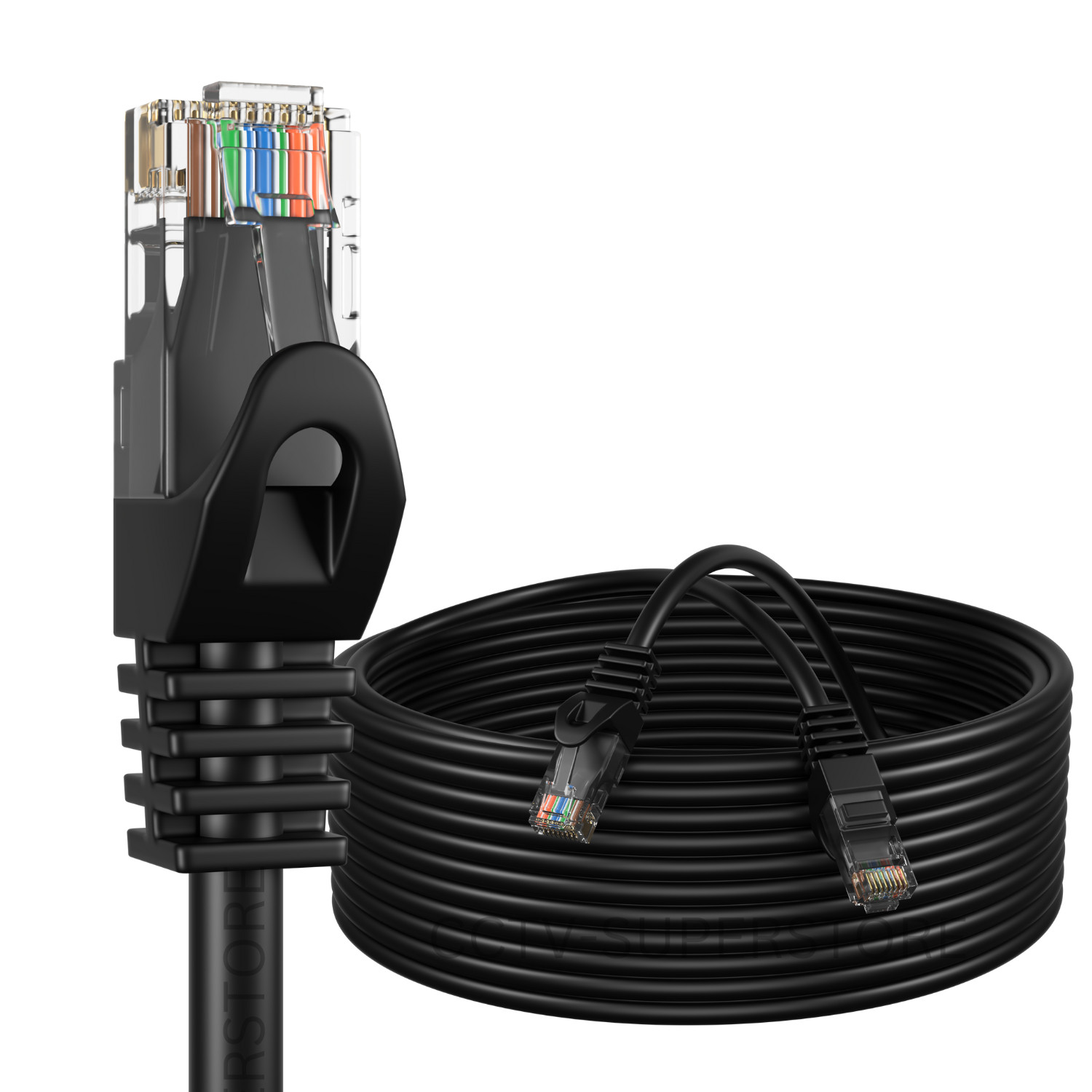 5 PCS 7ft Cat6 Ethernet Cable RJ45 UTP LAN Patch Cord Gaming Streaming Internet