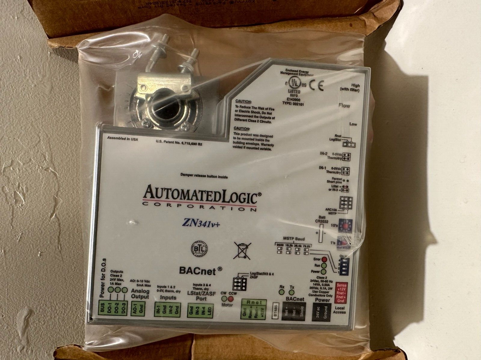 ALC Automated Logic DISCONTINUED ZN341v+ Arc Net Supported