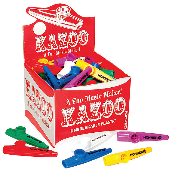 Hohner KC 50 Kazoo of Assorted Colors Kazoos Box of 400