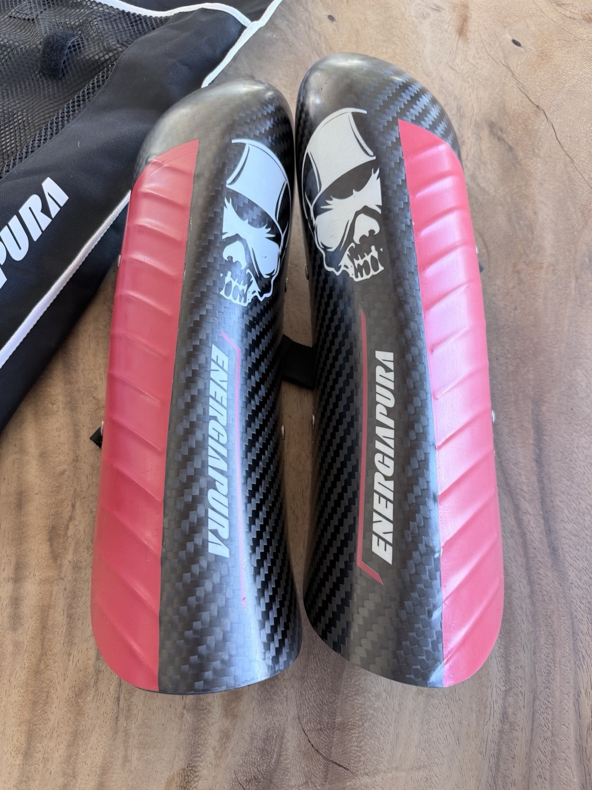 EnergiaPura Pro Carbon Racing CDM Leg Guards - Brand New - 39 CM