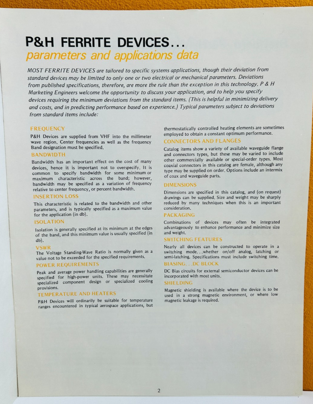 P & H Laboratories Bulletin No. 7703 Catalog.