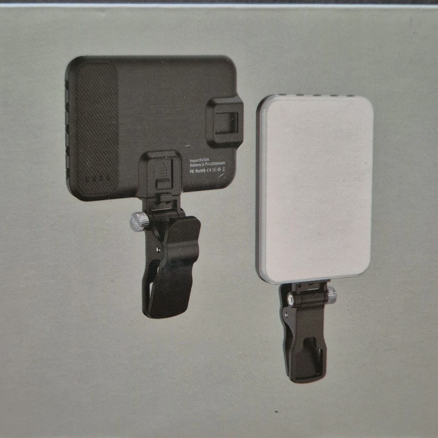 D6 Video Light Clip-On LED 2500-6500K Portable USB/Battery Universal