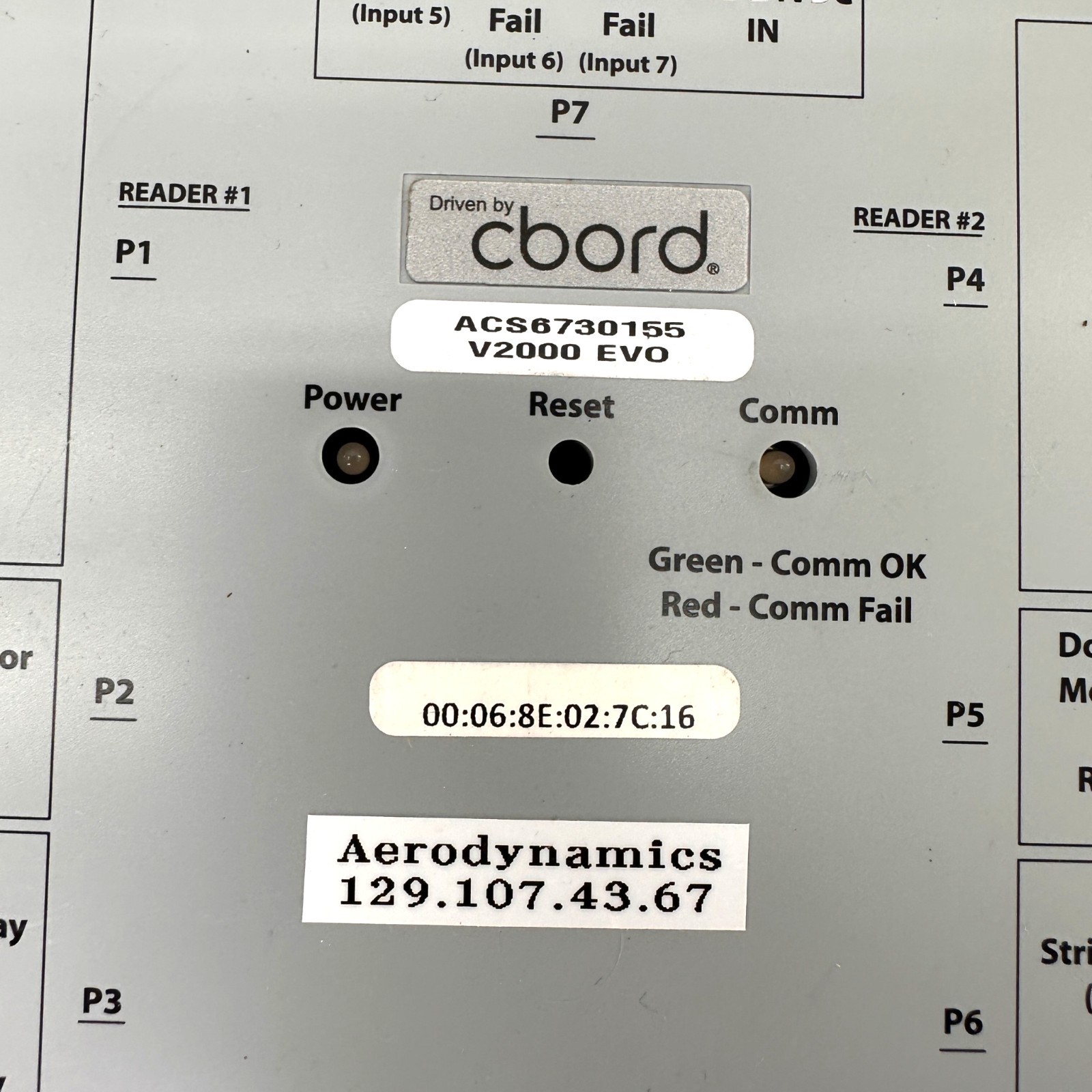 HID VertX EVO V2000 Access Control Reader Board 72000BEP0N01A Cbord