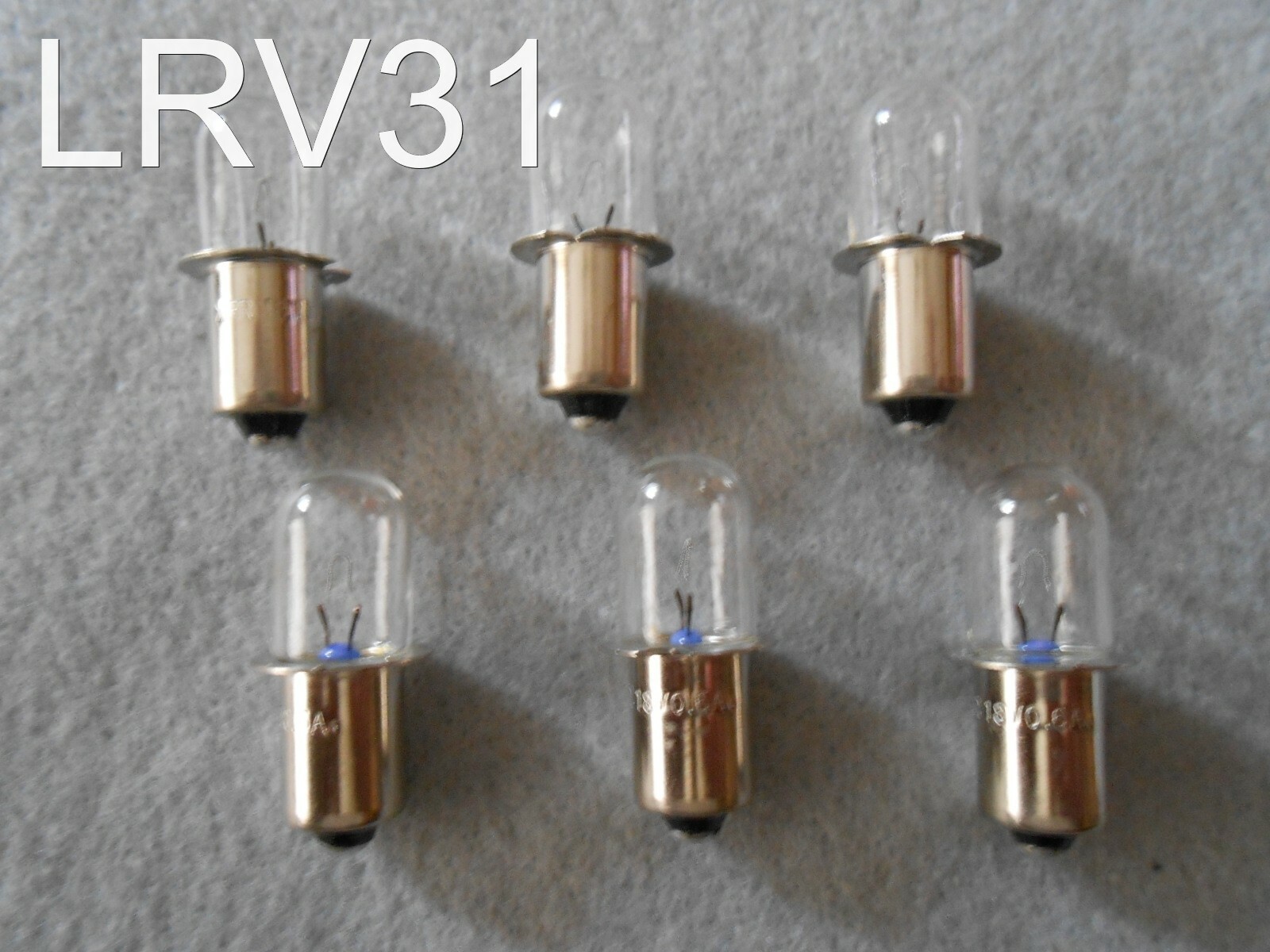 (6) HITACHI 18v VOLT Flashlight Replacement Xenon Bulb 318-767 / UB18DAL - 18DAL