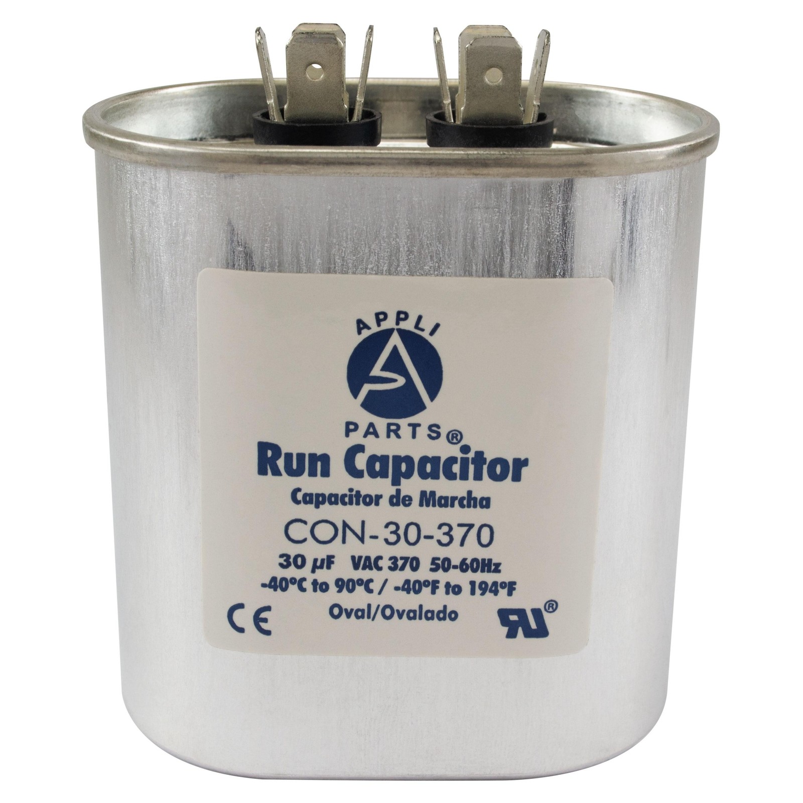 Appli Parts CON-30-370 Run Capacitor for ac 30 Mfd uF (microfarads) 370VAC CBB65