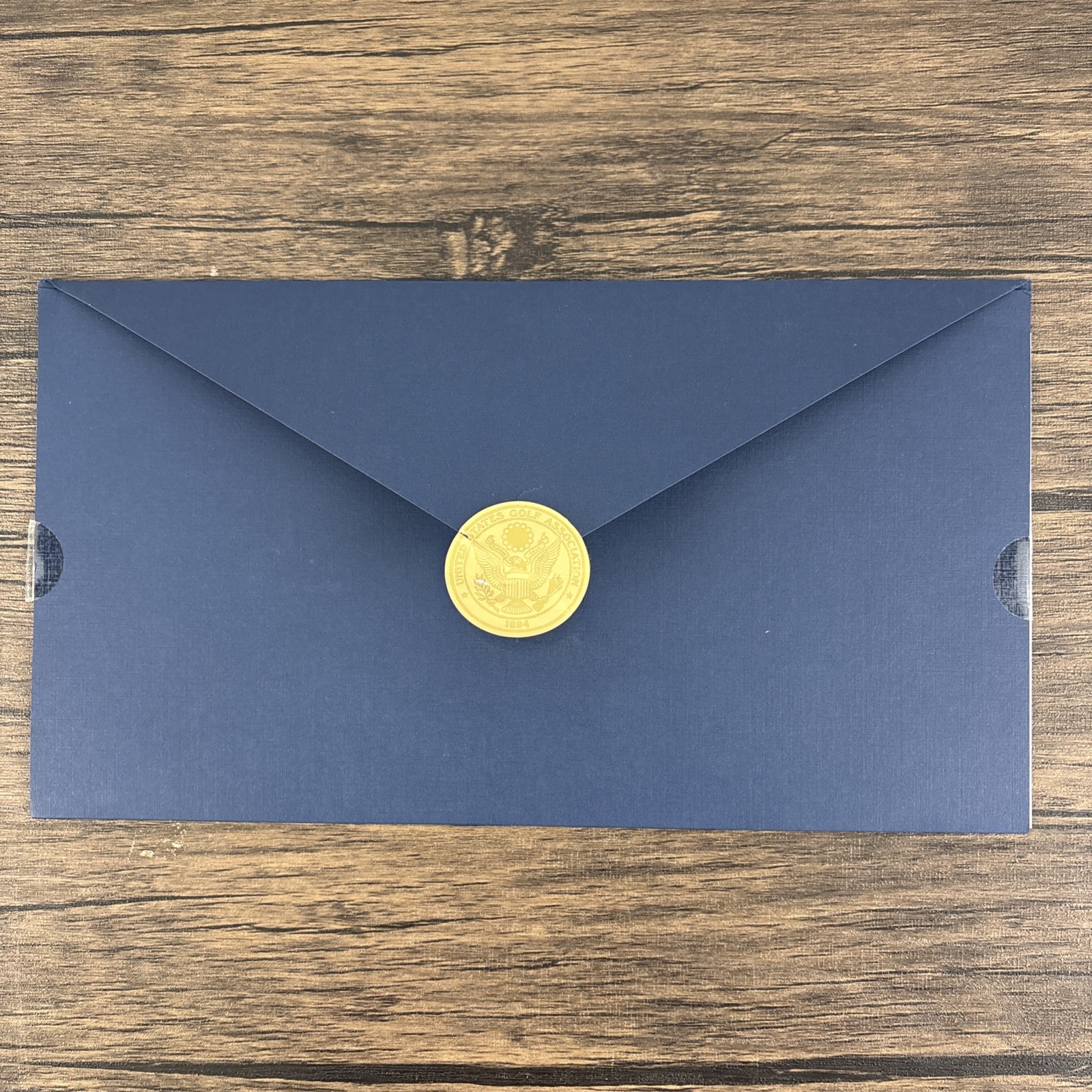 Letter & Print For USGA Members 7th Hole Pebble Beach 2010 US Open 10.5” x 5.5”