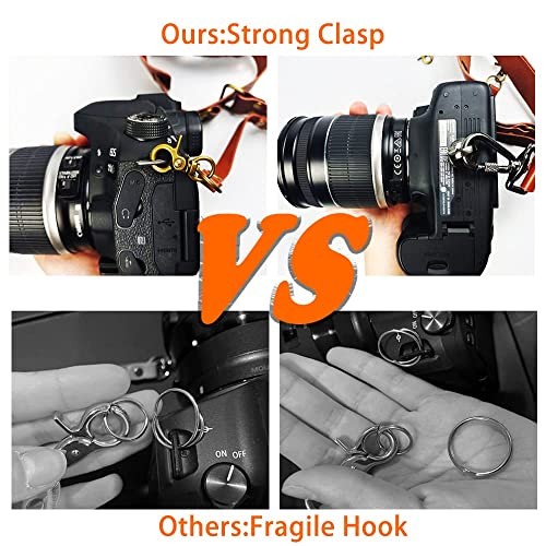 Double Camera Harness, Adjustable Camera Straps for Brown(dual Camera Strap）