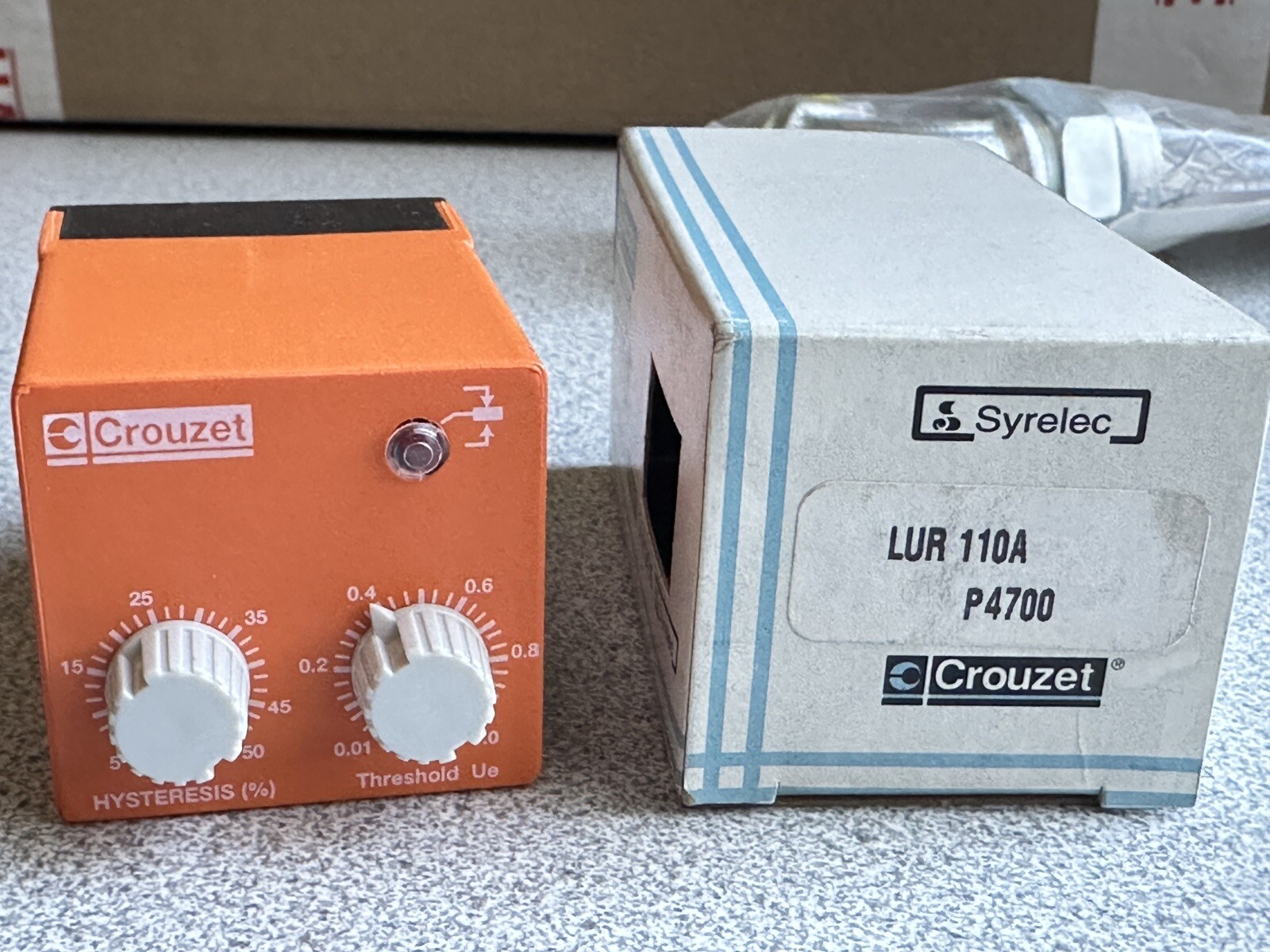 NEW Crouzet LUR 110A Voltage Control Monitoring Relay 11 Pin 0.2 to 600 V AC/DC