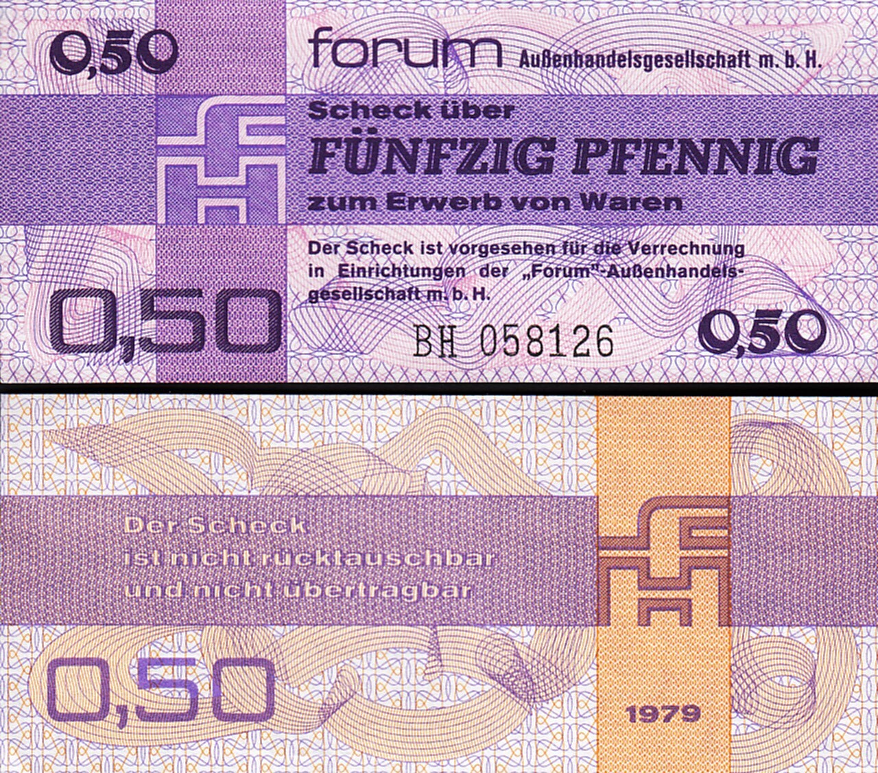 Germany DDR 50 Pfennig 1979, UNC-, P-Fx1