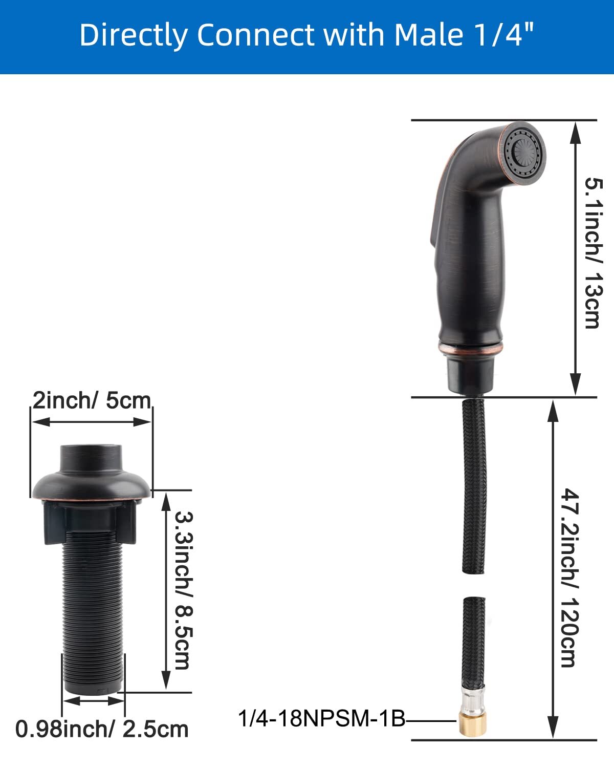 Kitchen Side Sprayer,Kitchen Sink Sprayer Replacement,Kitchen Sink Spray Head