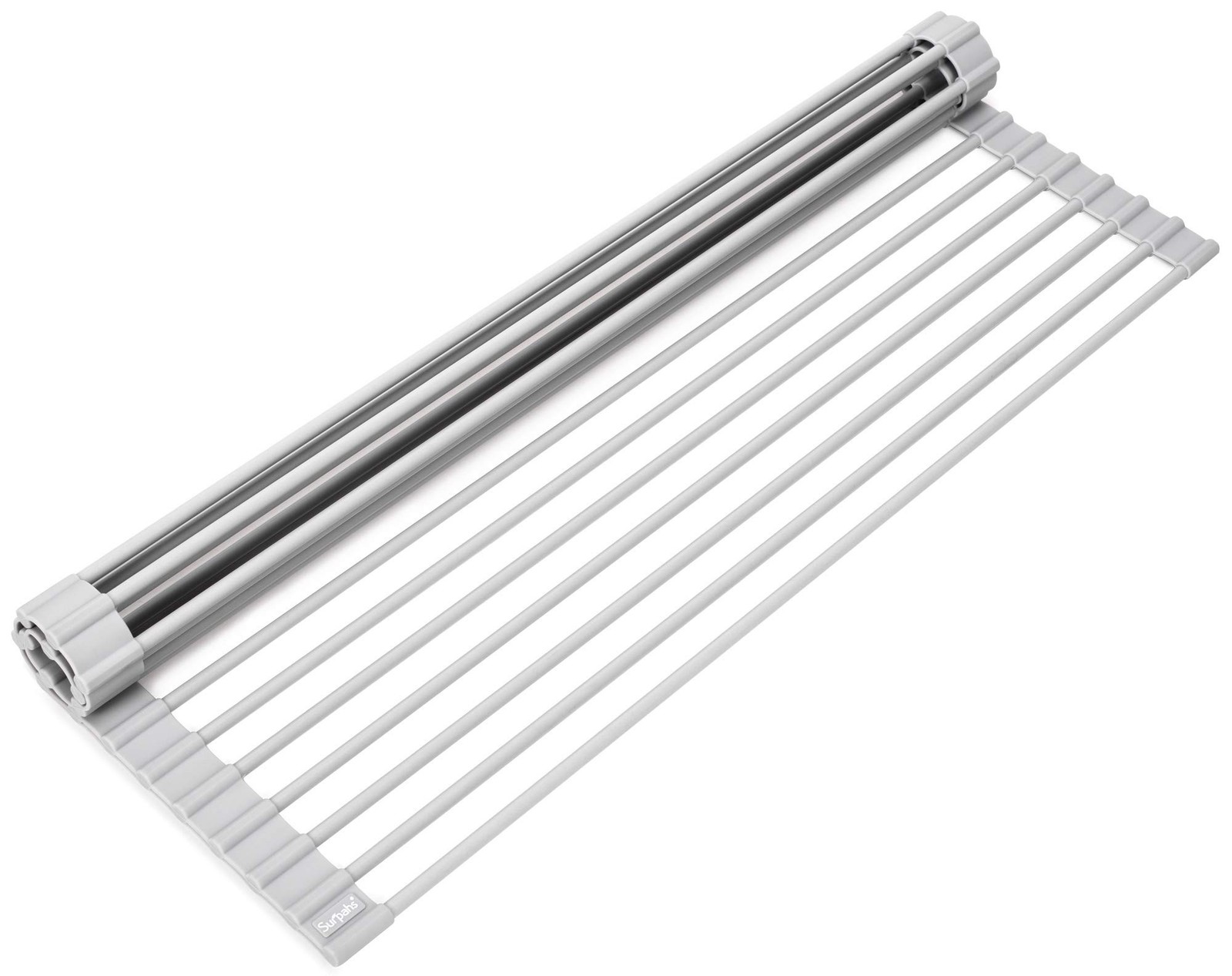 20.5 x 13.1 Inch Roll-Up Dish Drying Rack, Fits Across Sink Openings up to 19...