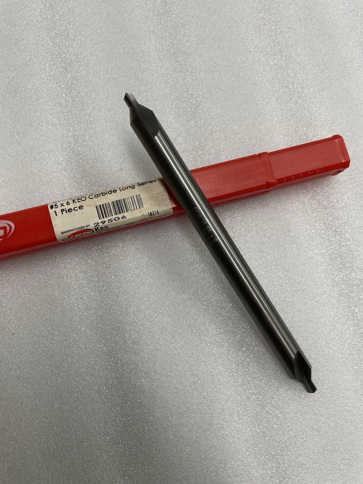 New KEO #5 x 6" Solid Carbide 60° Long Center Drill Countersink 29506 USA