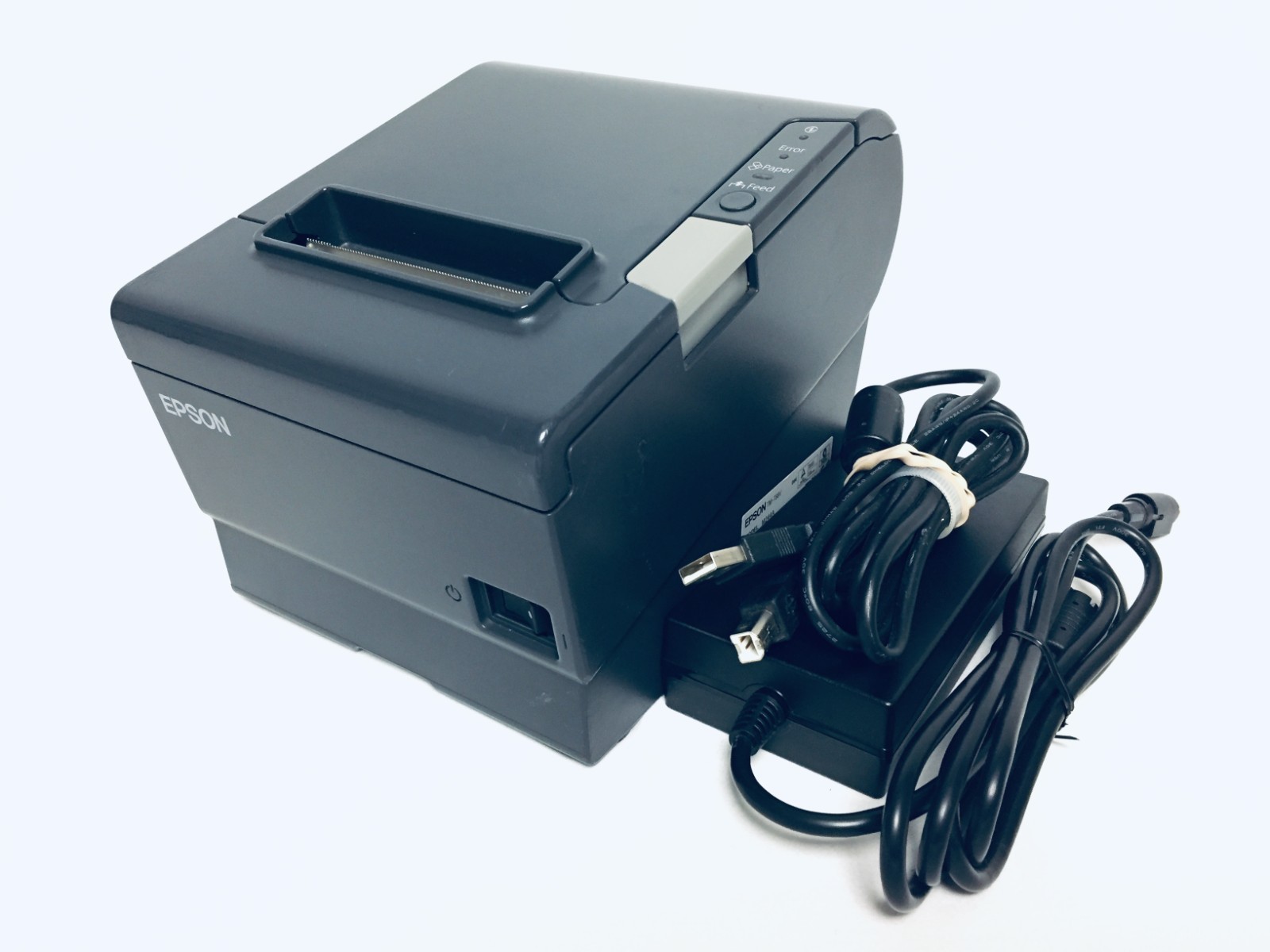 Epson TM-T88V M244A USB/Ethernet Thermal POS Receipt Printer w/ Power Supply
