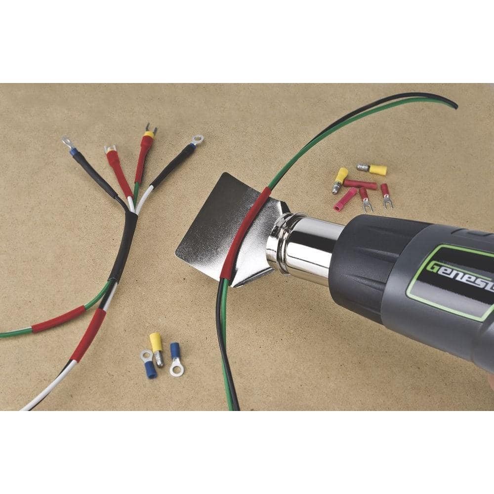 Genesis 12.5 Amp Dual Temperature Heat Gun 1500W High Low w/ 4 Nozzles