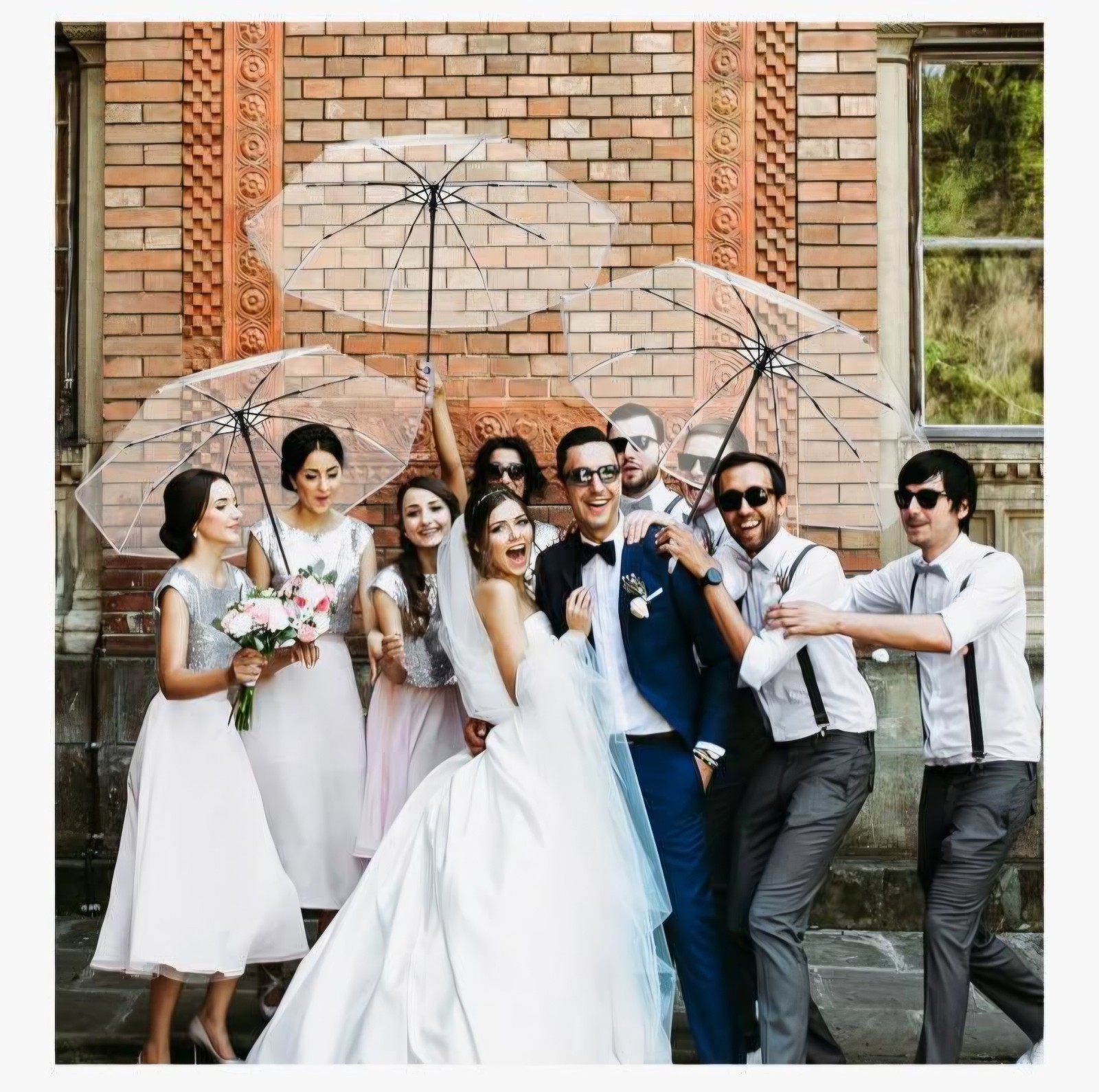 Clear umbrella
