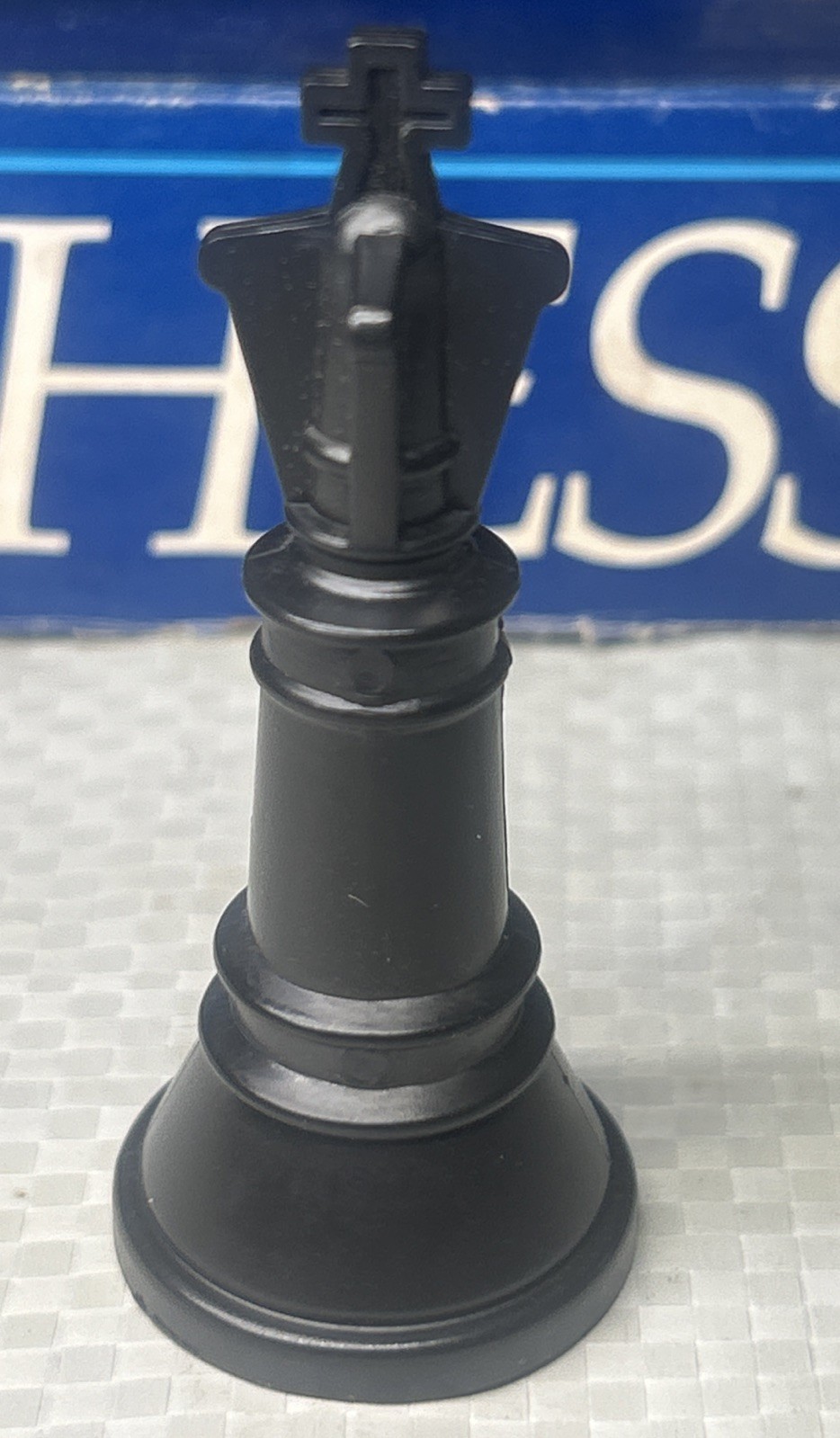 Parker Brothers Plastic Chess Black King Replacement Piece 70mm