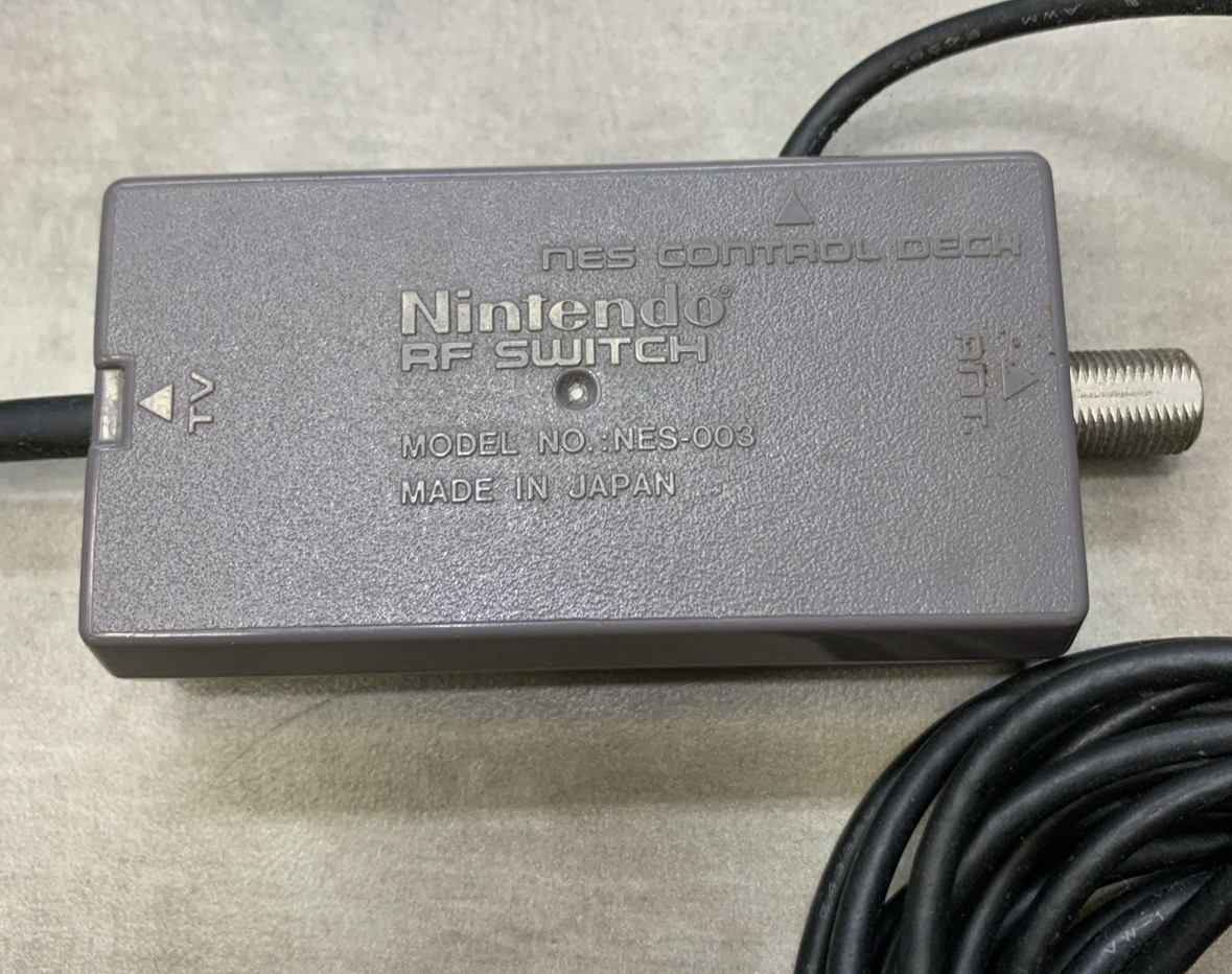 Nintendo NES RF Switch Adapter NES-003 Official OEM