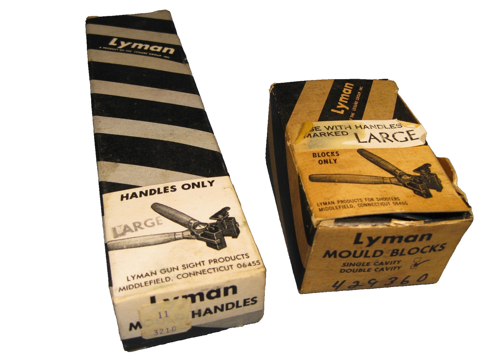 Lyman 429360 2-Cavity Moulid with Box - Excellent Condition with New Handles