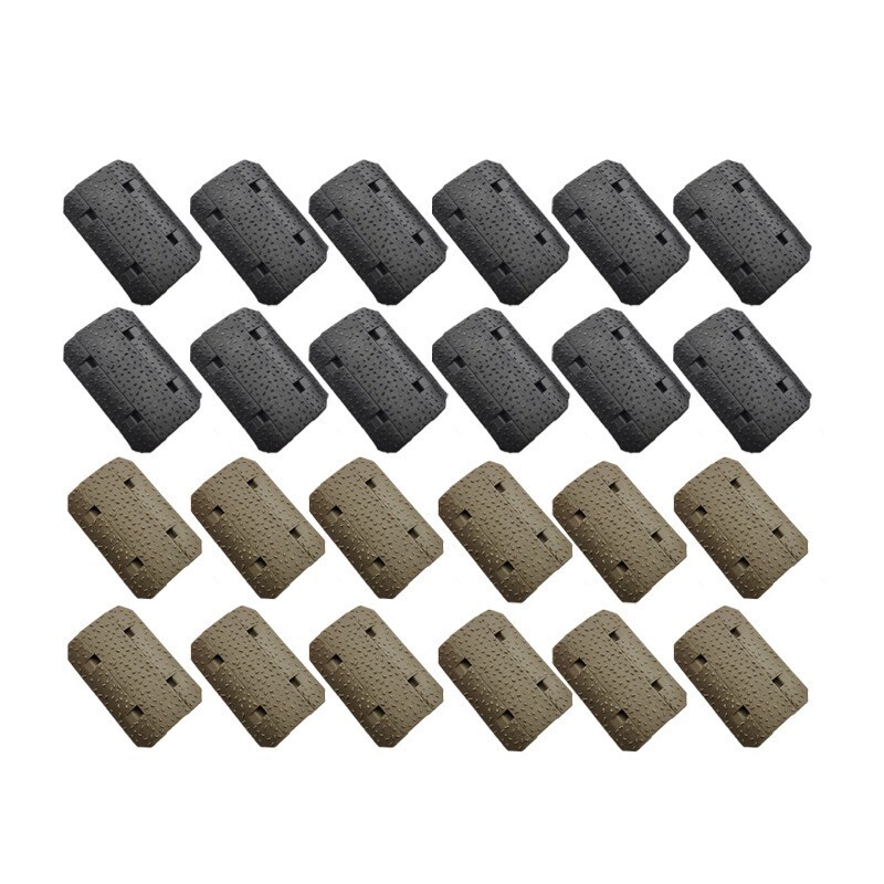 M-lok Rail Cover 12 Piece Polymer Mlok System Covers Fit Mlok Rail System Black