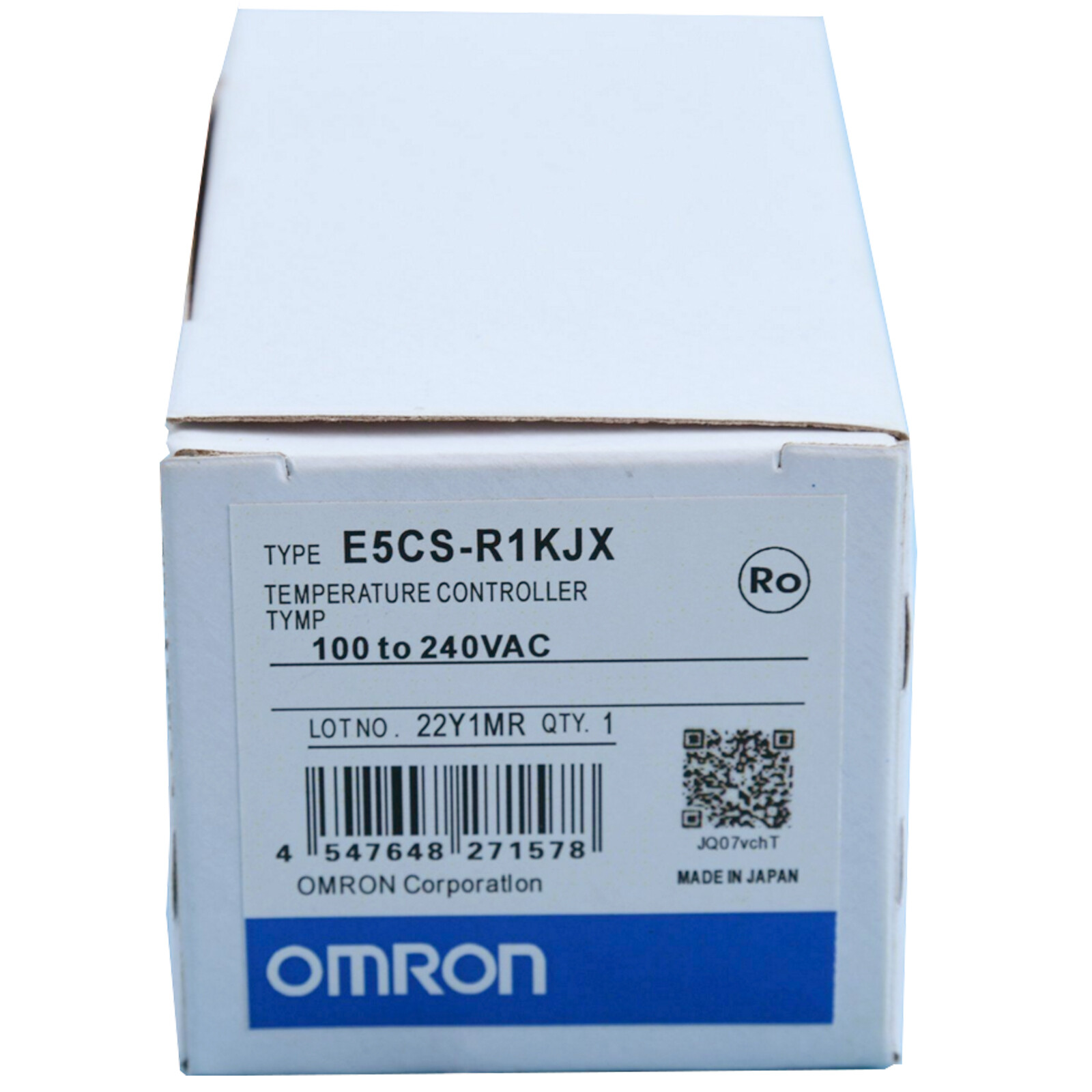One Omron E5CS-R1KJX Temperature Controller New In Box Expedited Shipping