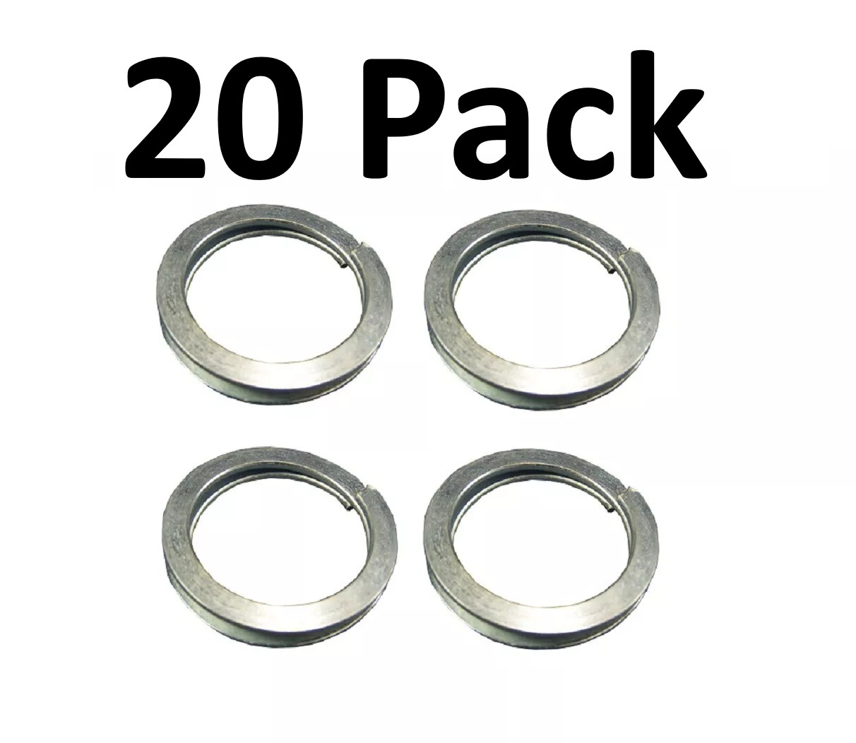 20 Pack Mini Split Rings Trapping Supplies