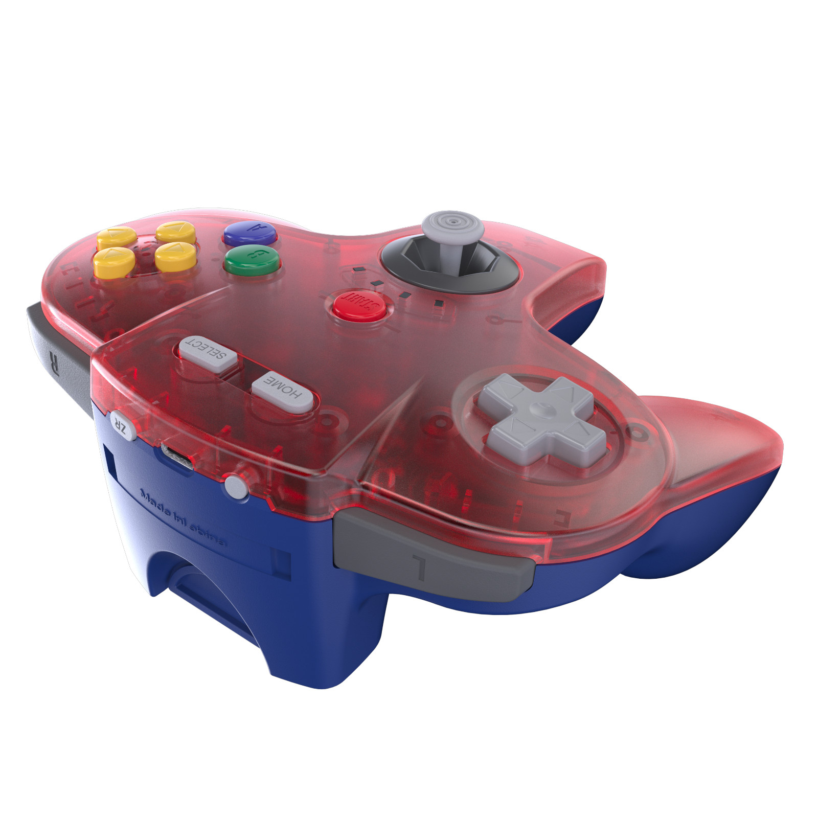 Wireless RED N64 Controller for Nintendo N64 Switch NSO MAC PC Game with Rumble
