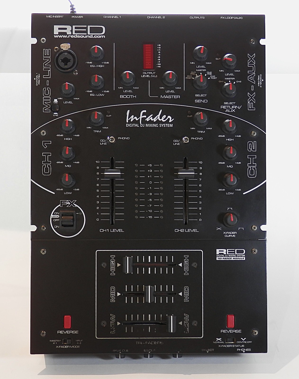 REDSOUND (Red Sound) InFader:  Multi-Band DJ Mixer & Remixing Tool - EXCELLENT!
