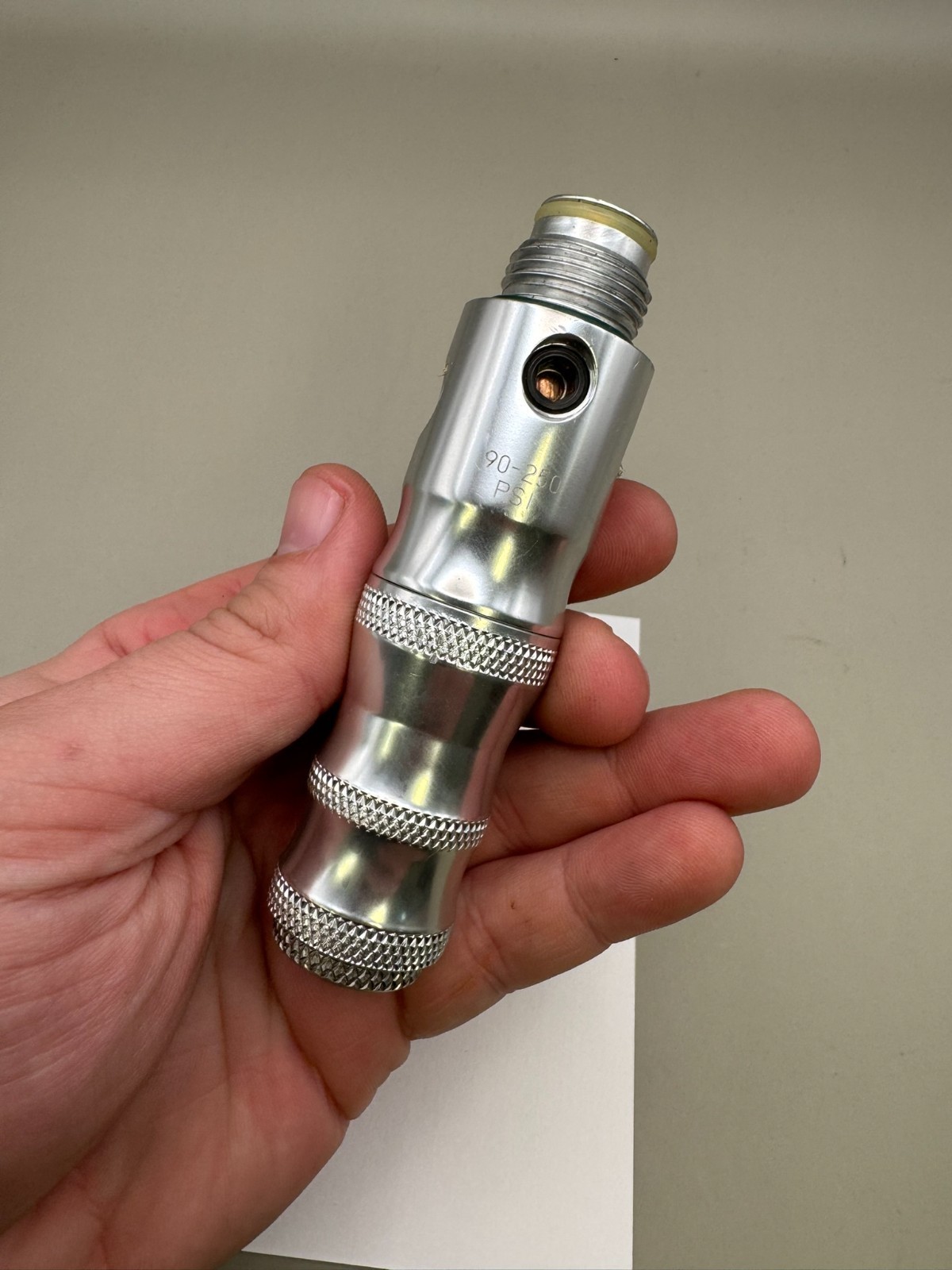 Center Flag PB Inline HPR-Gloss Silver
