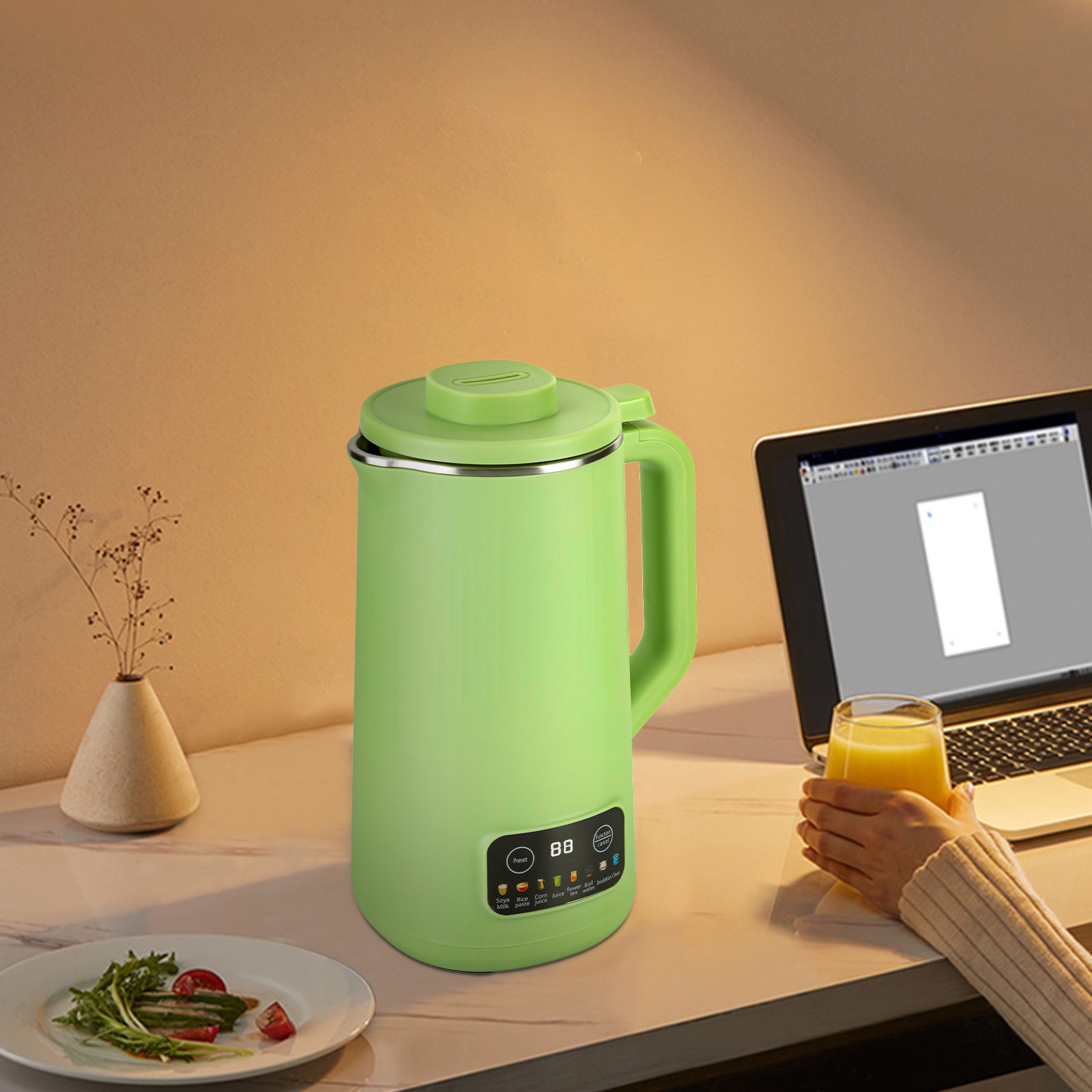 Automatic Nut Milk Maker Machine Homemade Almond Oat Coconut Soy?800ml