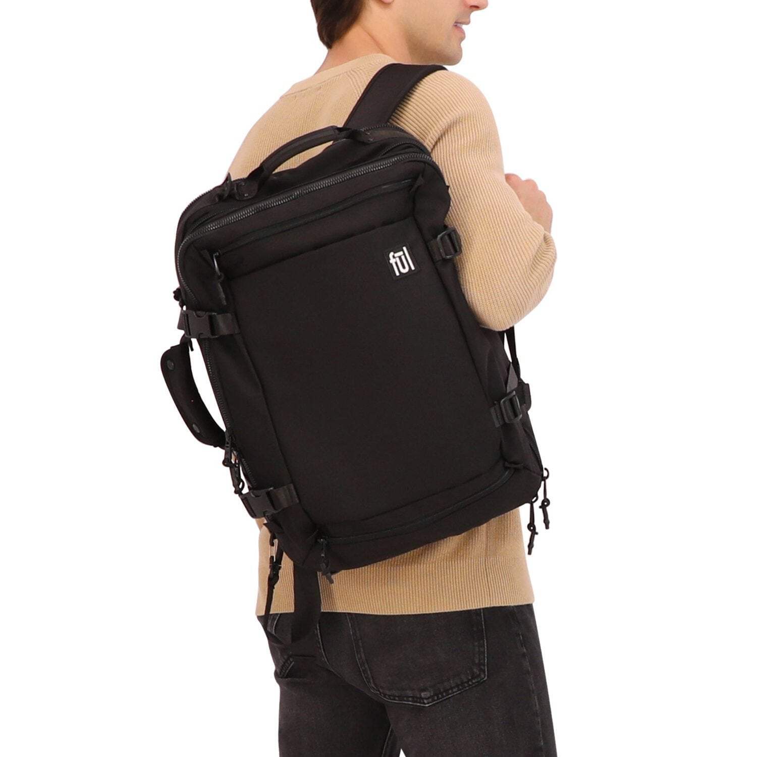 Ridge Collection Cruiser Travel Backpack, Black