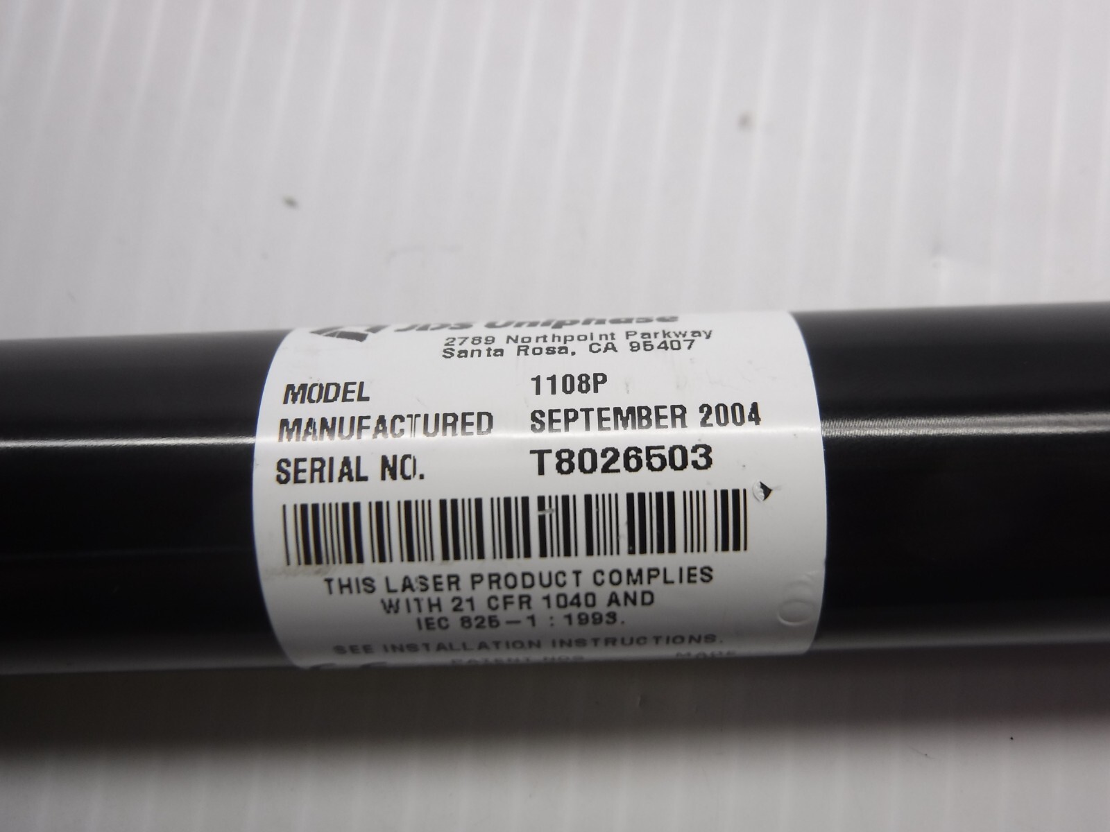 JDS Uniphase 1108P Laser