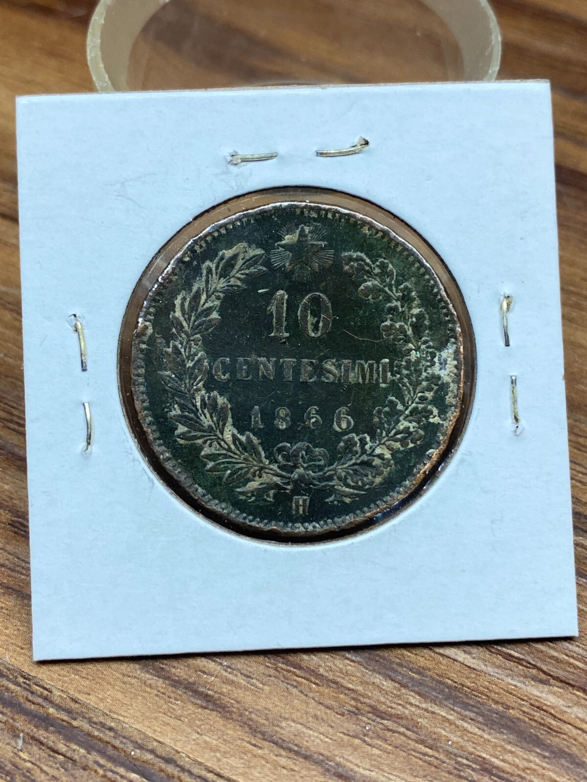 STORAGE UNIT FIND 1866 Italy 10 Centesimi Coin