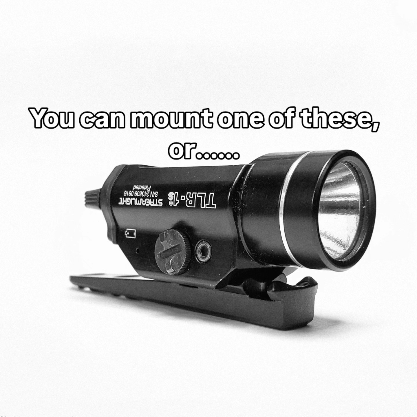 Inline light mount. Fits Primary Arms M-LOK Handguard And Others.