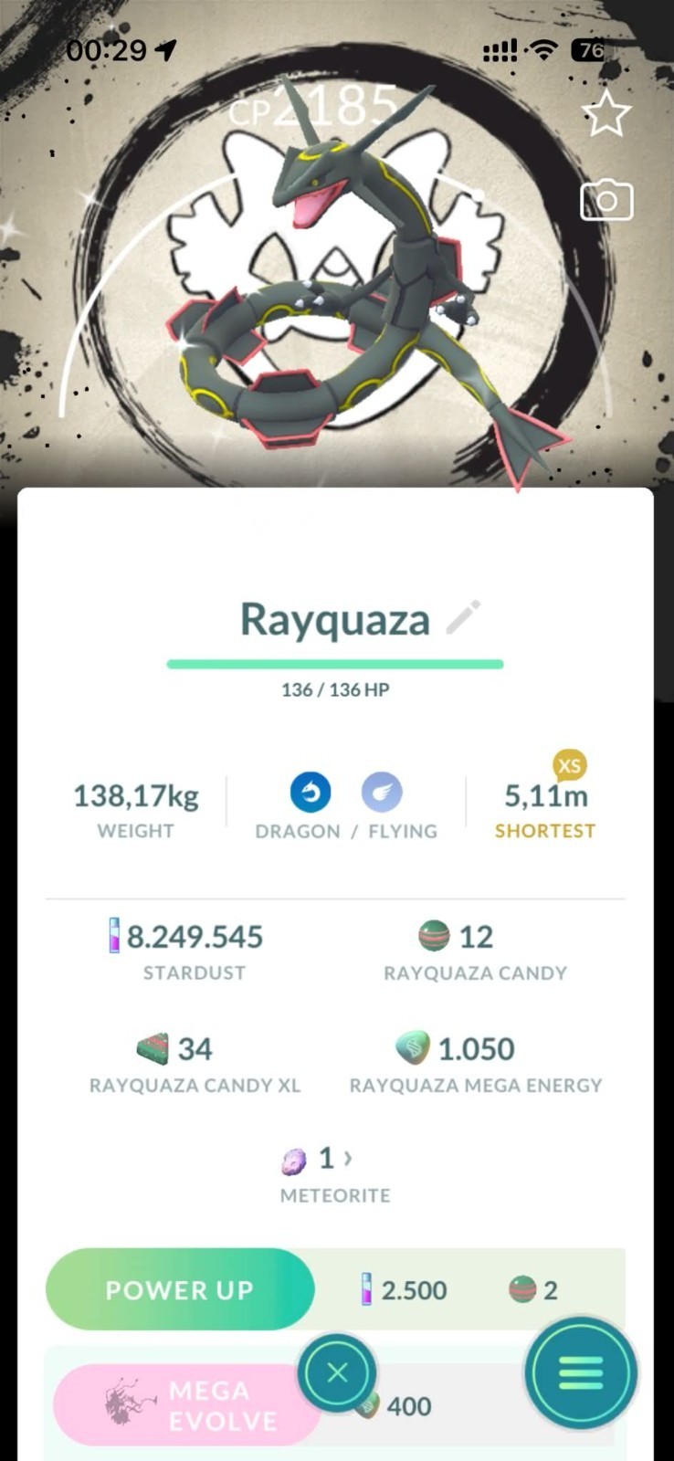 Pokémon Go Shiny Rayquaza Special Background Go Fest 2026 - Trade Go