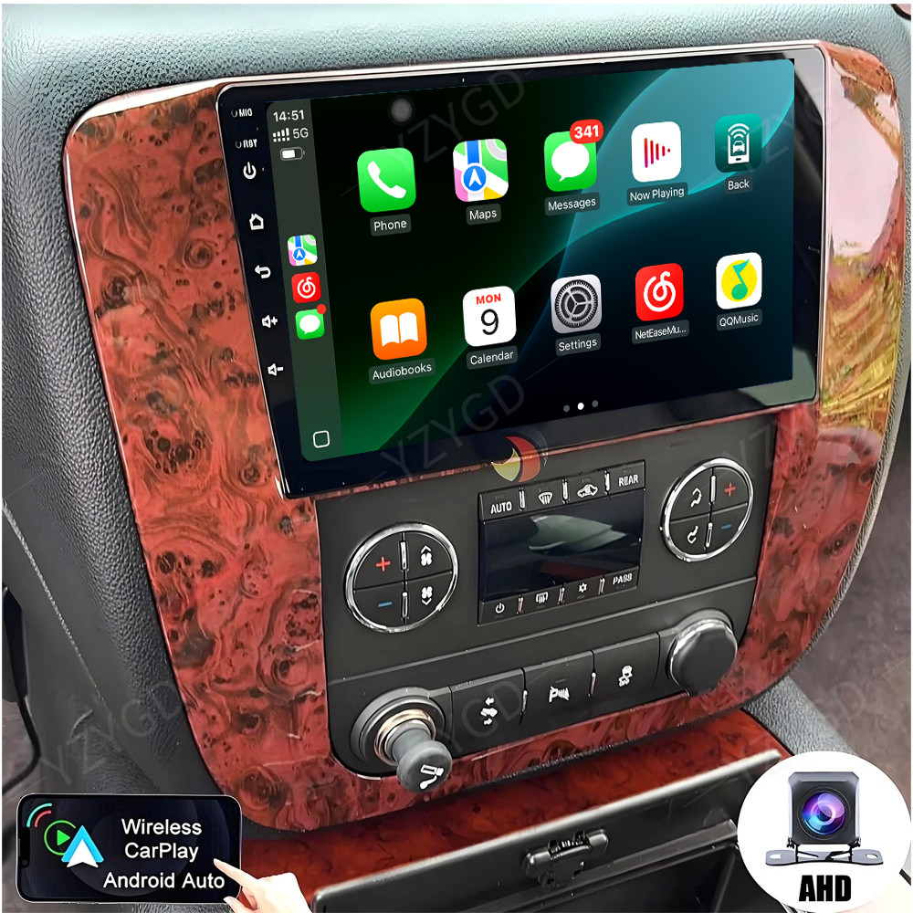 Android Auto Carplay For Chevrolet Tahoe 2007-2012 Car Stereo Radio GPS Navi 32G