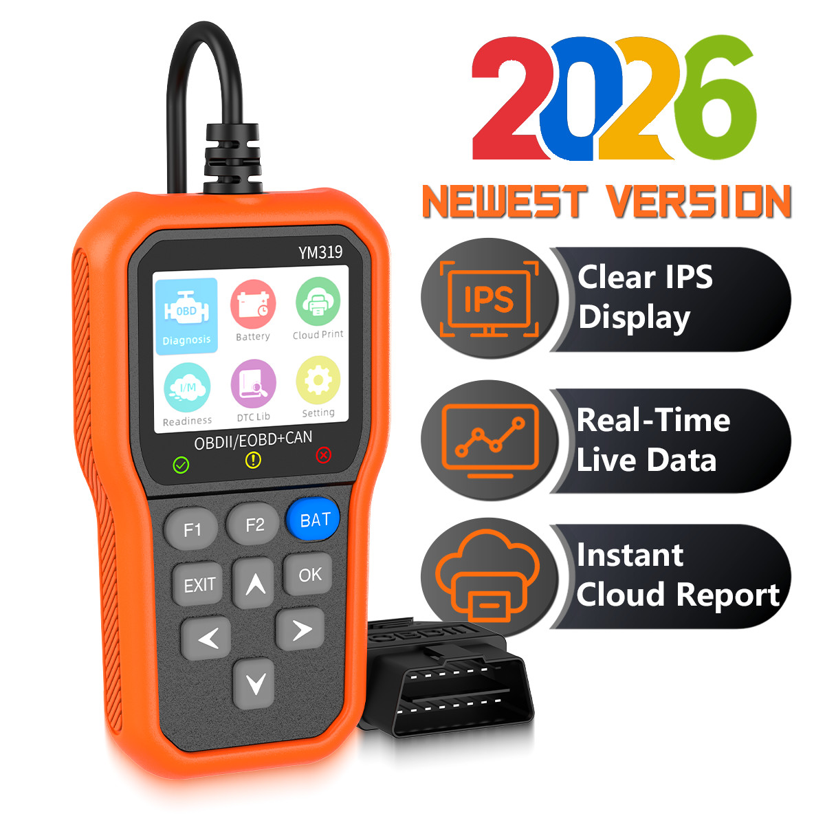 Bi-Directional OBD2 Scanner Fit For Ford Diagnostic Tool Full System ECU Coding