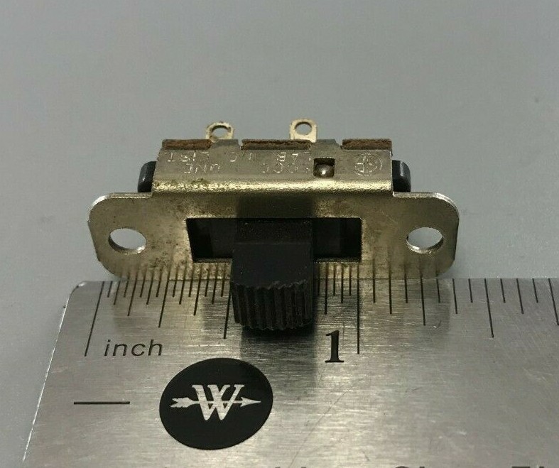 Switchcraft SLIDE SWITCH 4 PIN DTDP 1A 125V STOCKPOLE