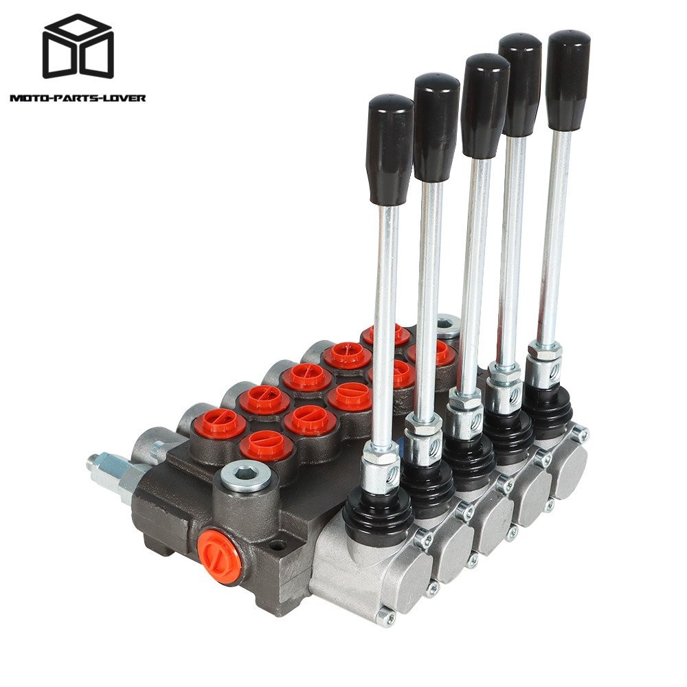 Hydraulic Directional Control Valve 13 GPM Double Acting SAE 5 Spool