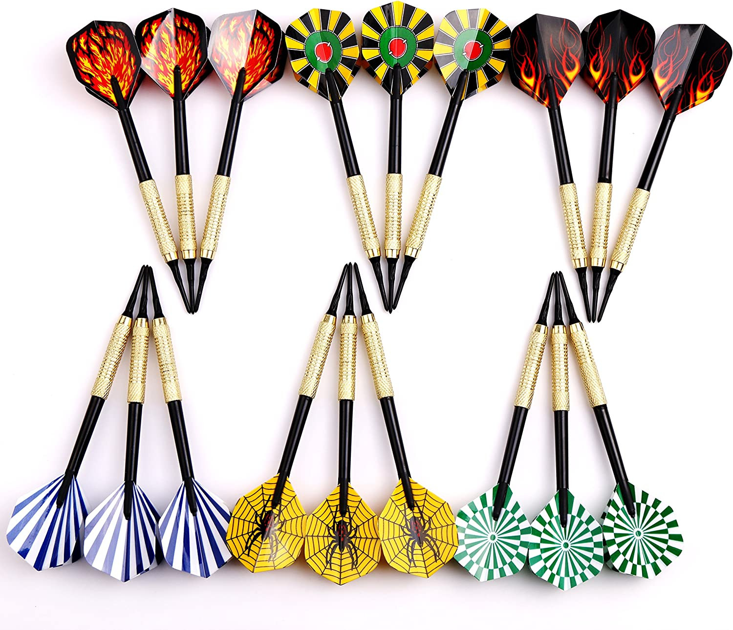 Soft Tip Darts for Electronic Dartboard Plastic Point Dart with Standard Dart...