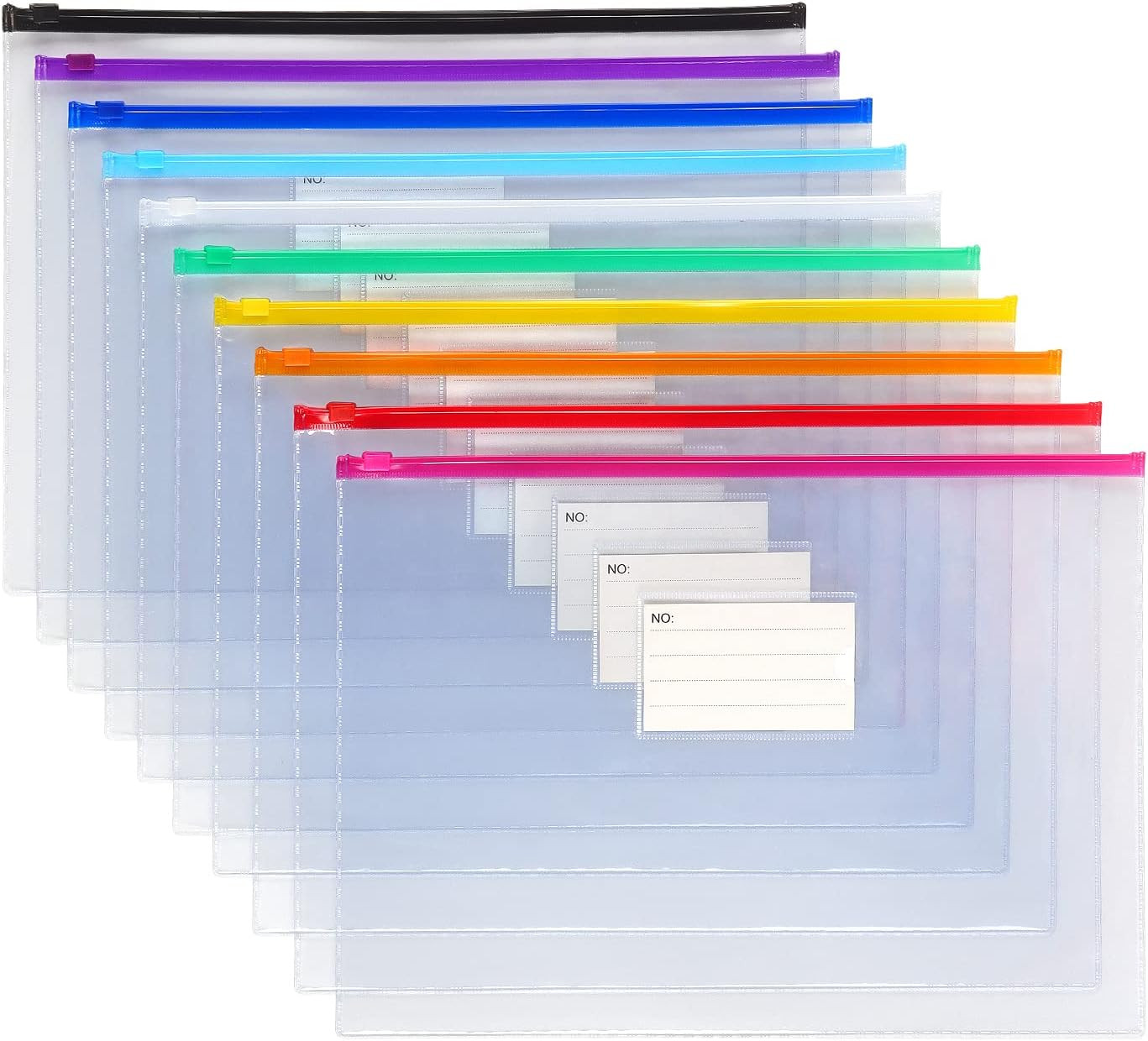 Tamaki 10 Pack Plastic Envelope Poly Zip Envelop Plastic Envelopes Files Zipper