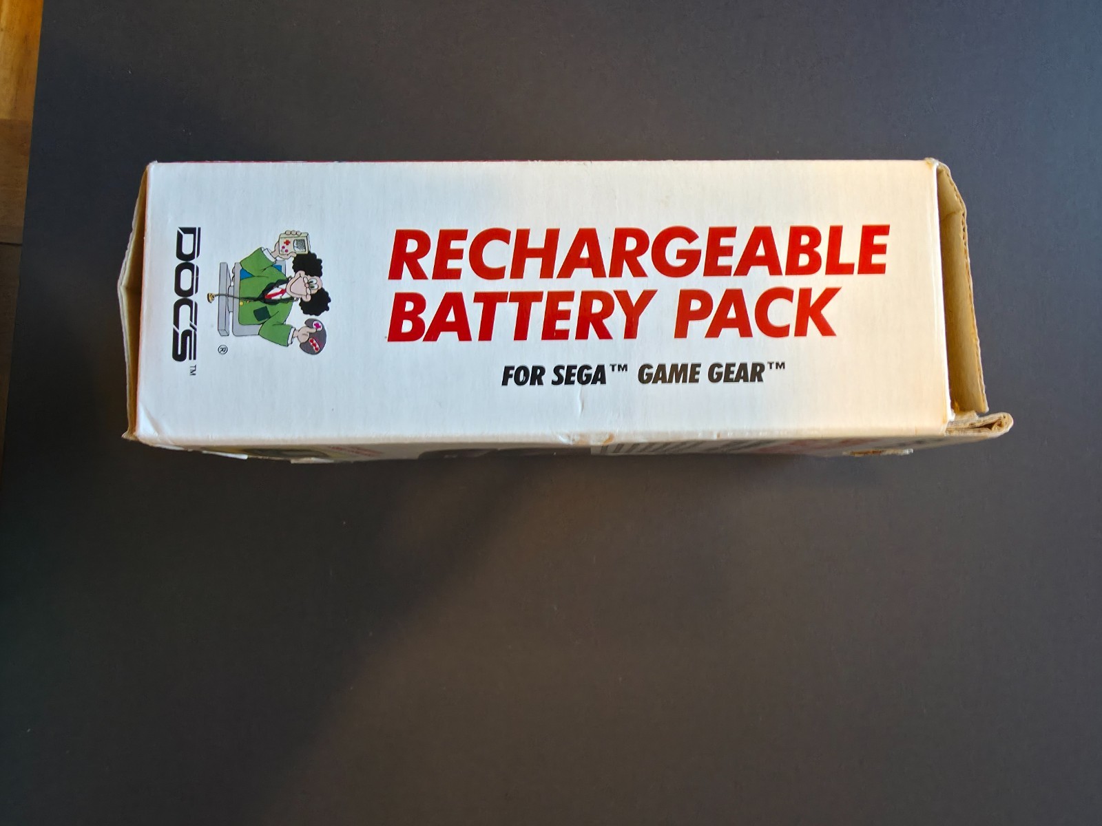 DOCS Battery Pack For Sega Game Gear w/ Charger & Box Tested READ