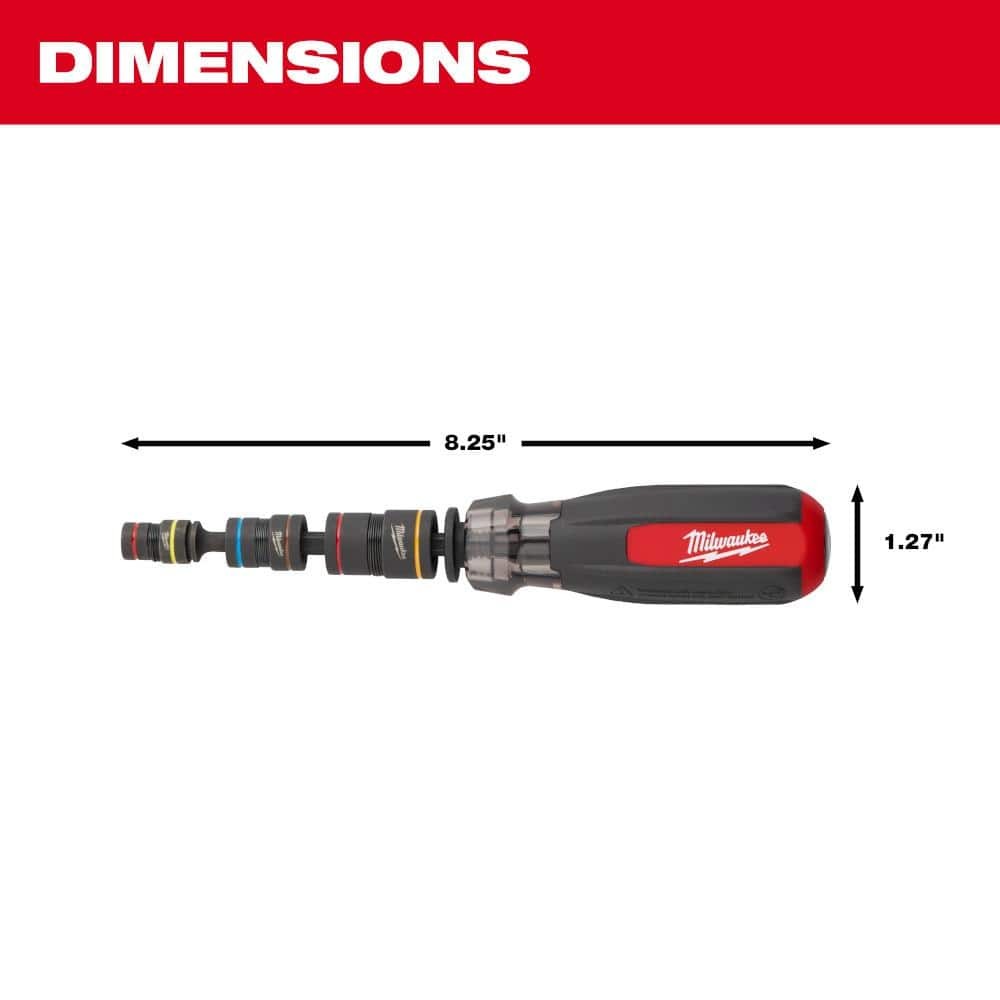 Milwaukee Multi-Nut Driver with SHOCKWAVE Impact Duty Magnetic Nut Drivers