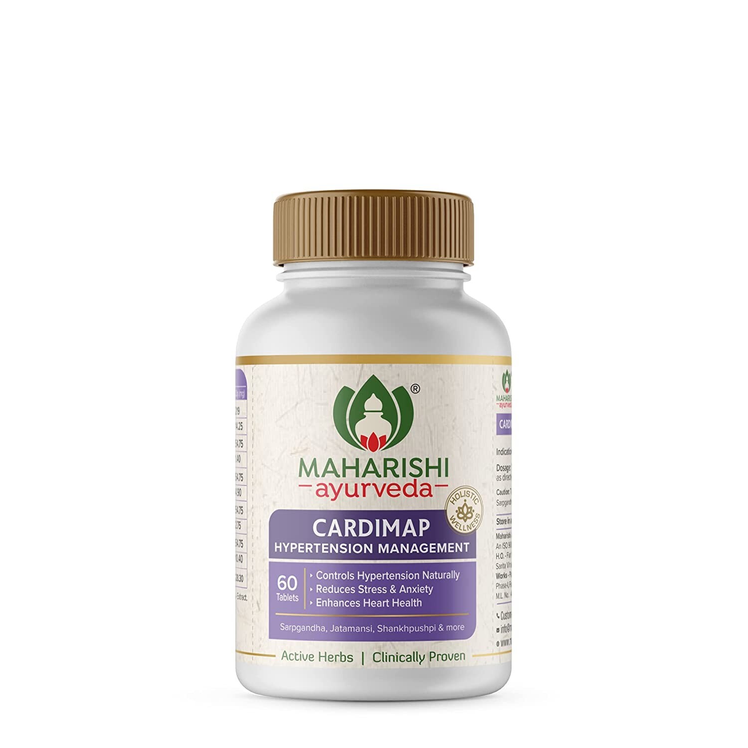 Maharishi Ayurveda Cardimap for Hypertension Management (60 Tabs)