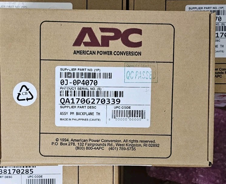 APC ASSY PM Backplane Th 0J-0P4070 NEW