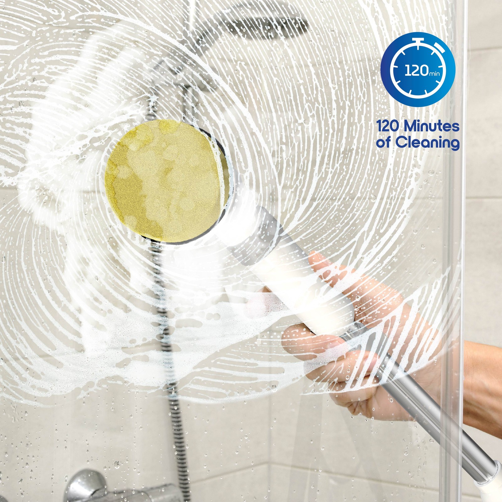 Ionvac Scrub It Electric Spin Scrubber, Multi-surface Rechargeable Cordless